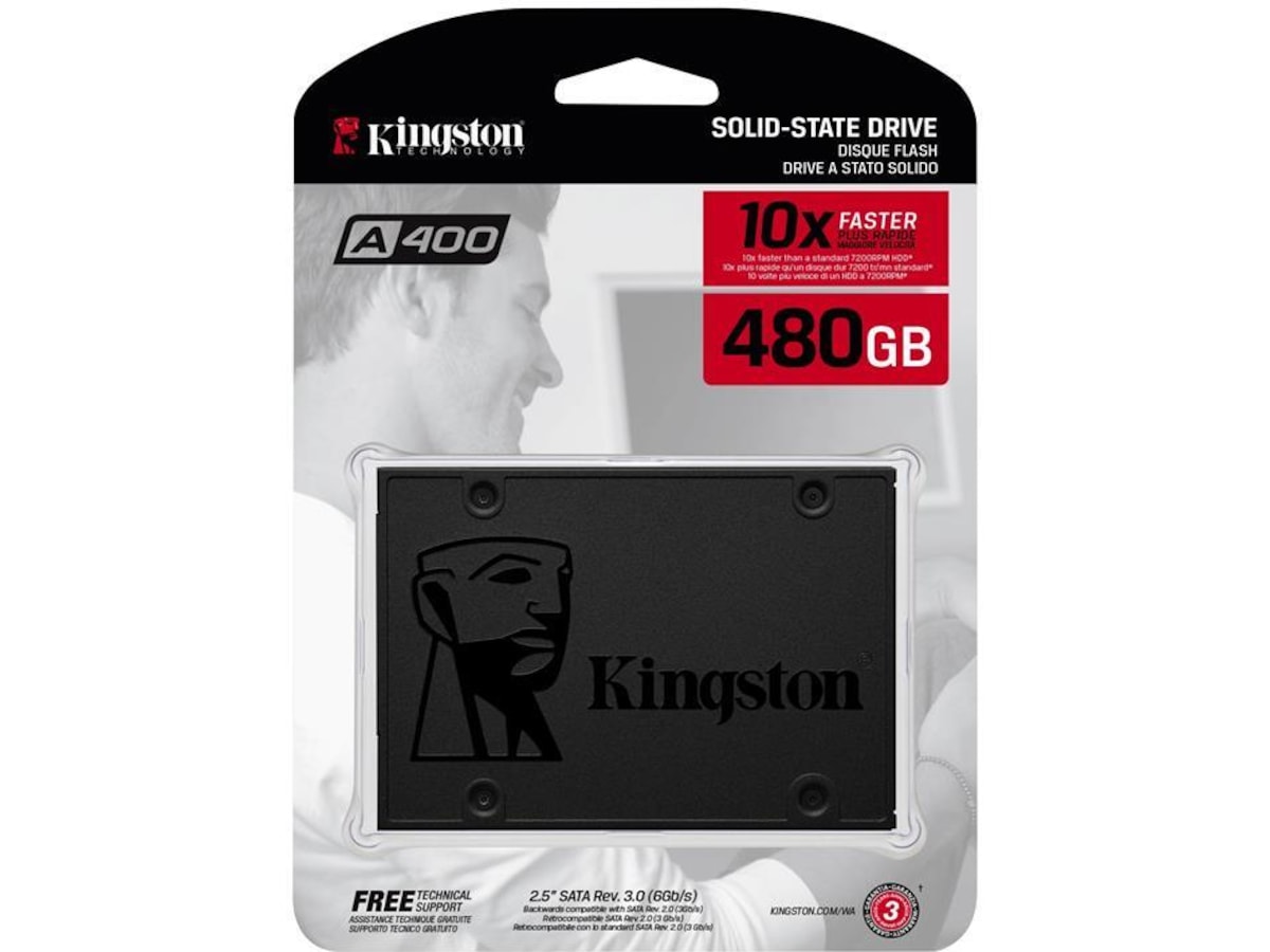Kingston A400 2.5" SSD 480GB SSD 2.5