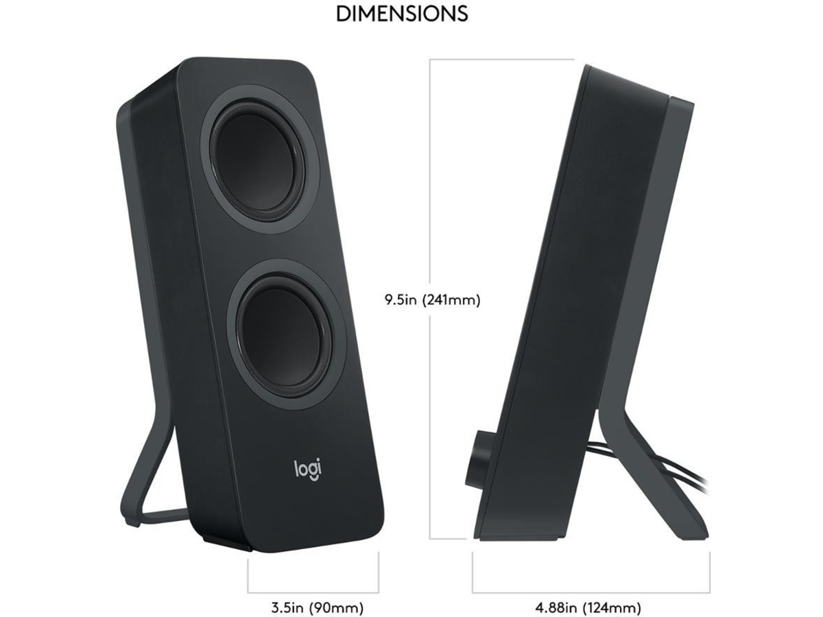 Logitech Z207 Trådløse PC højttalere 2.0 Højttalere