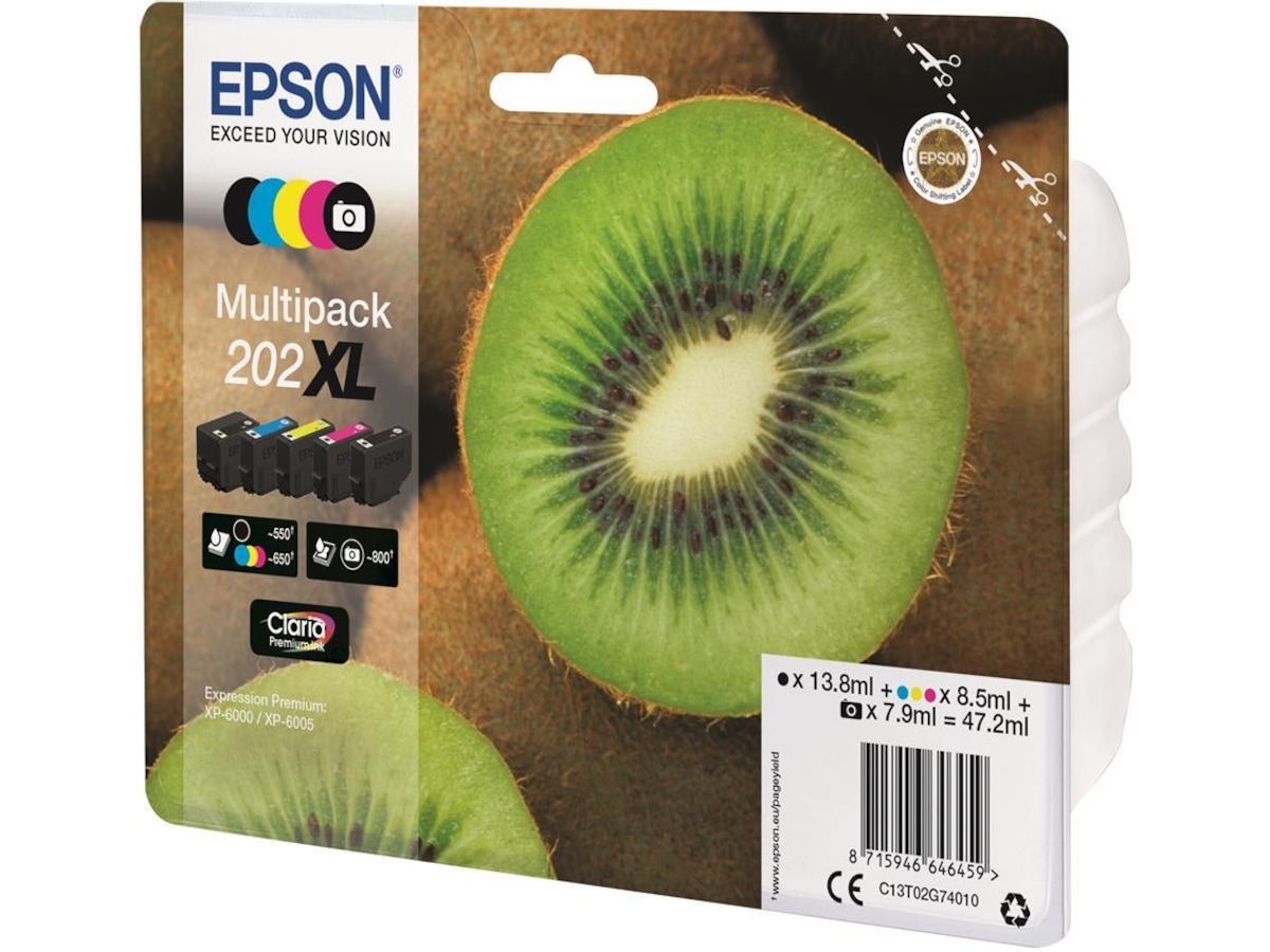 Epson 202XL Multipack (5clr) Blækpatroner