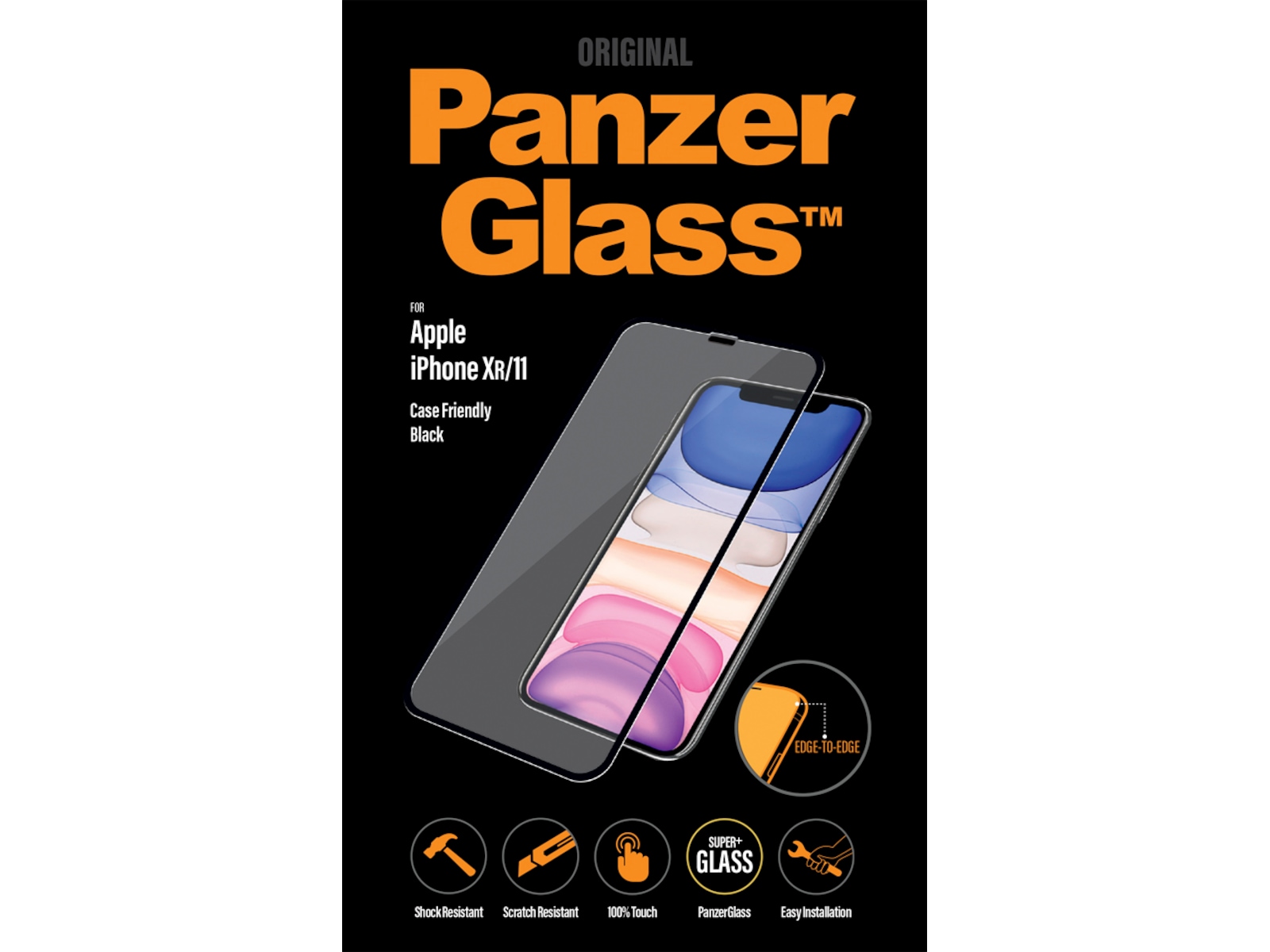 PanzerGlass iPhone XR / 11 Skærmbeskytter Skærmbeskyttelse mobiltelefon