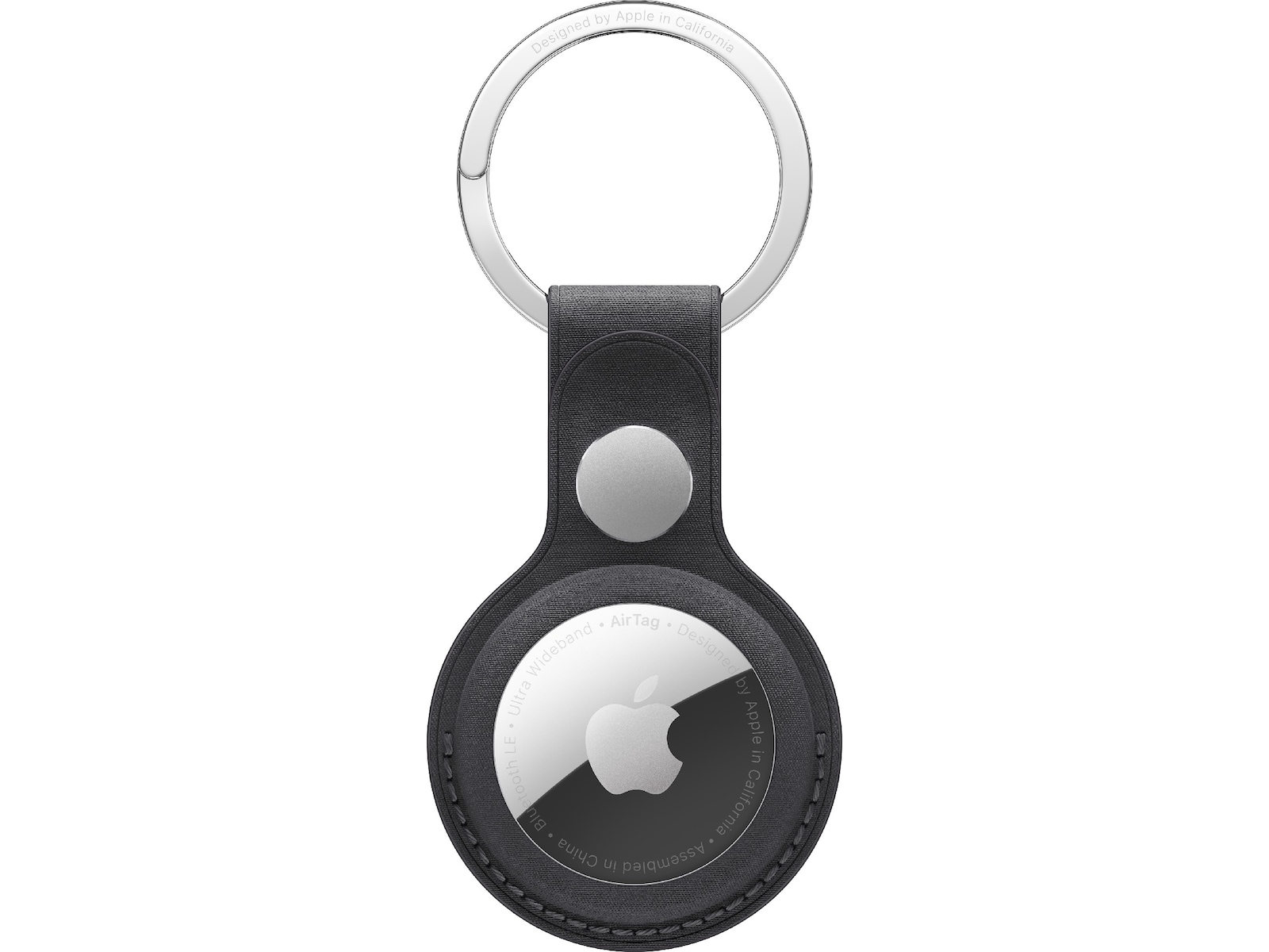 Apple AirTag FineWoven-nøglering (sort) Bluetooth tracker & GPS