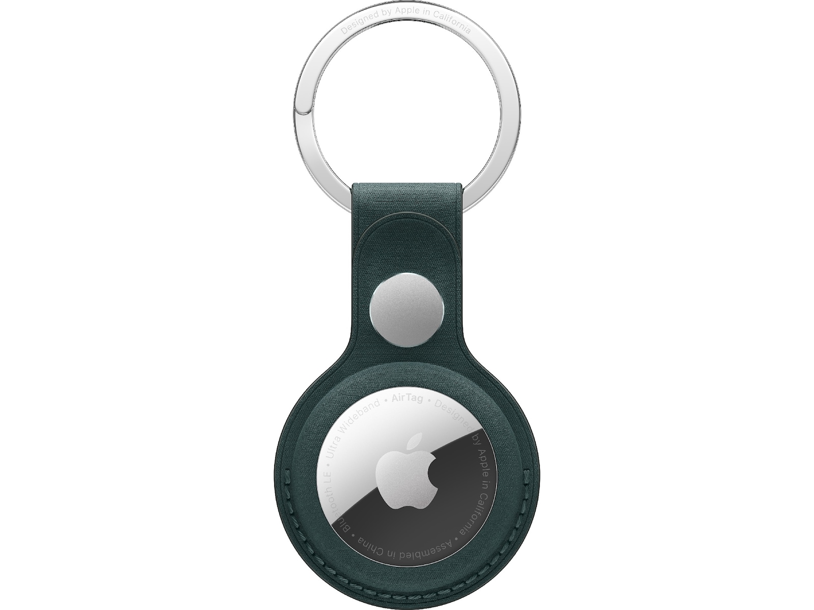 Apple AirTag FineWoven-nøglering (mørkegrøn) Bluetooth tracker & GPS