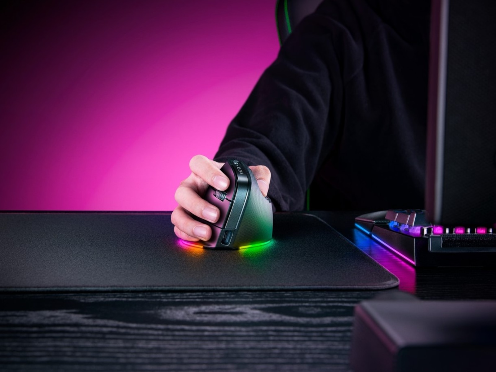 Razer Pro Click V2 Vertical edition Trådløs gamingmus Gamingmus