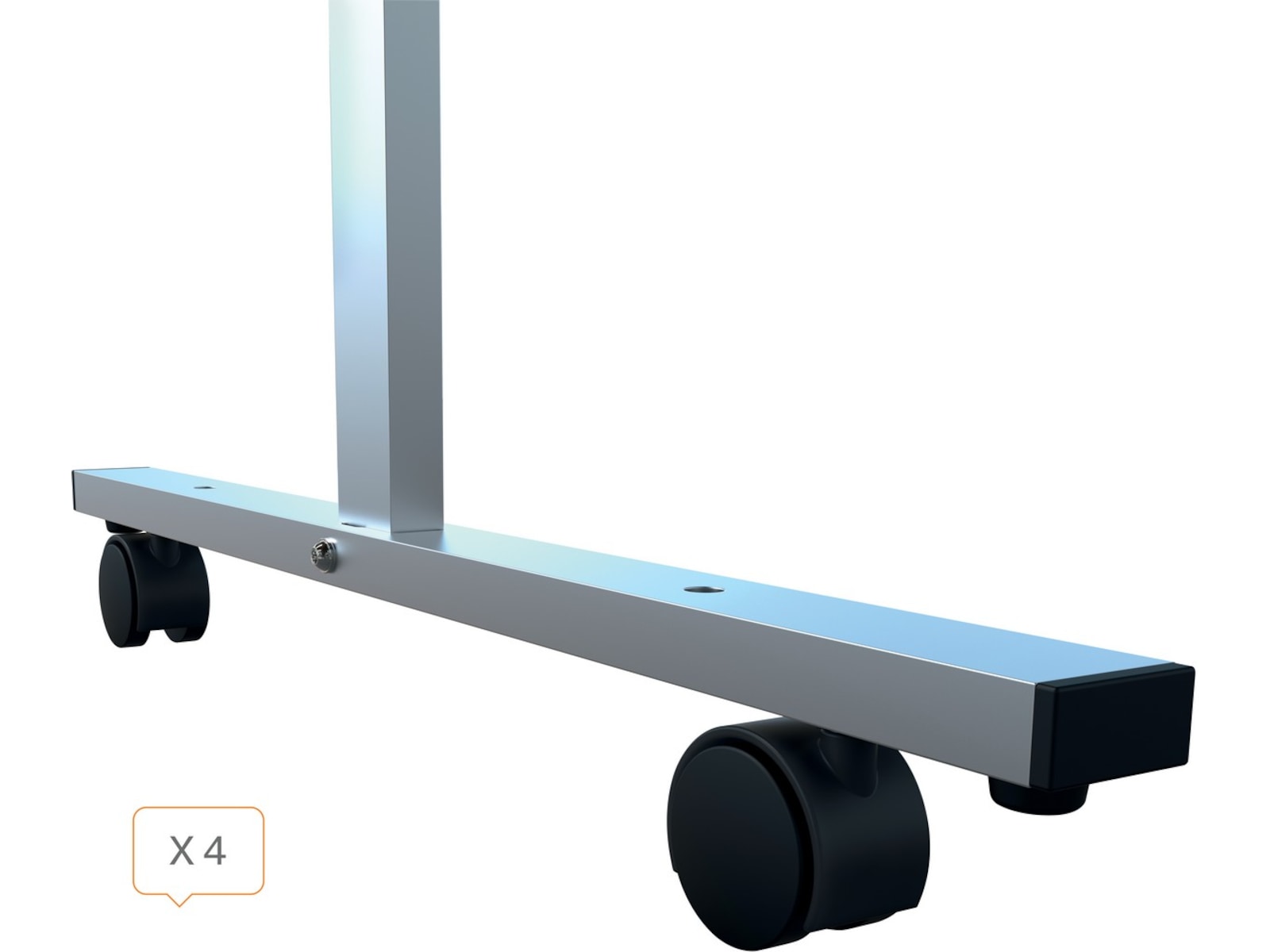 Nobo hjul til Premium Plus gulvafskærmning - 4 hjul Arbejdssted – tilbehør