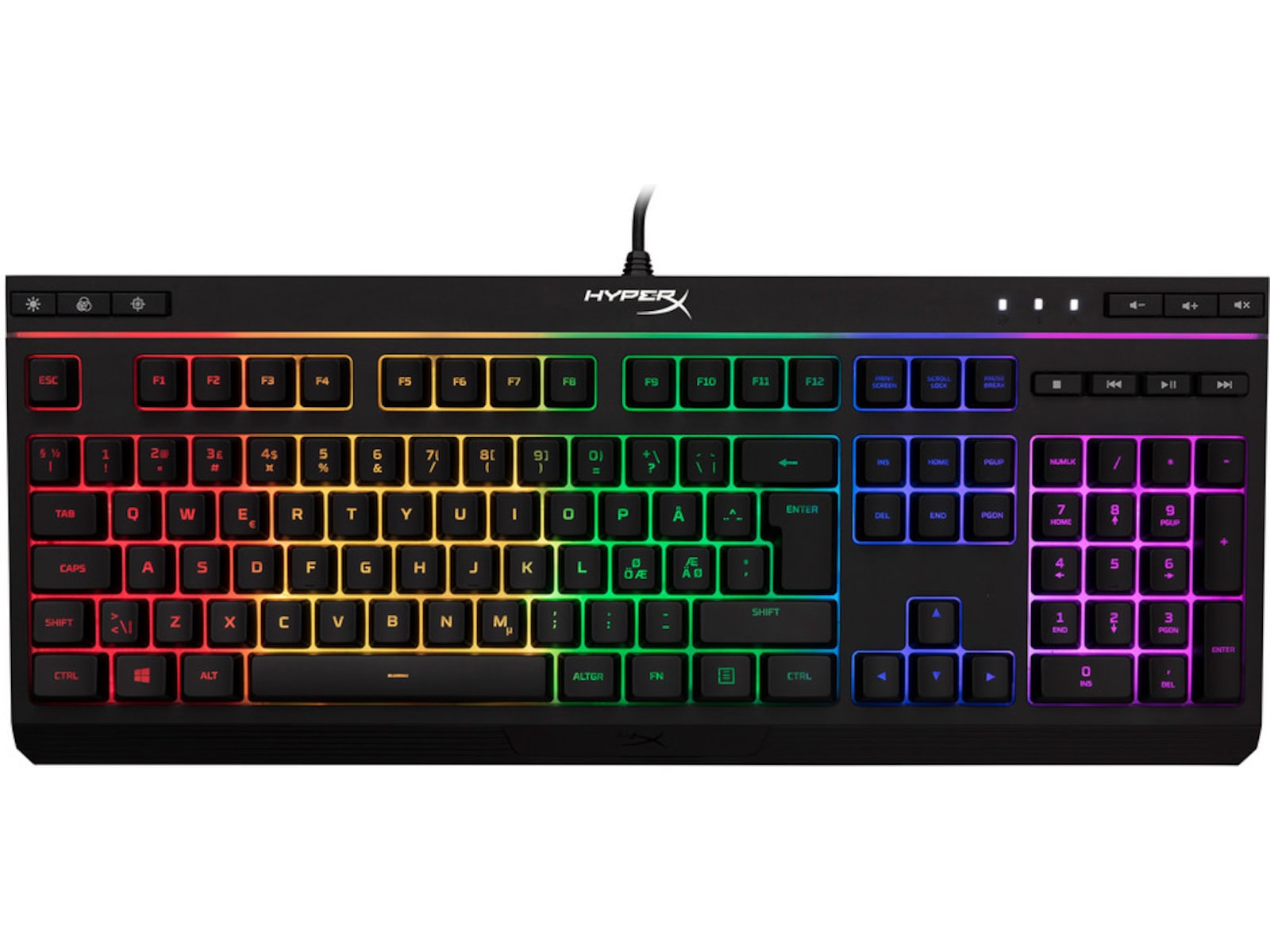 HyperX Alloy Core RGB Gaming Tastatur (sort) Gamingkeyboard