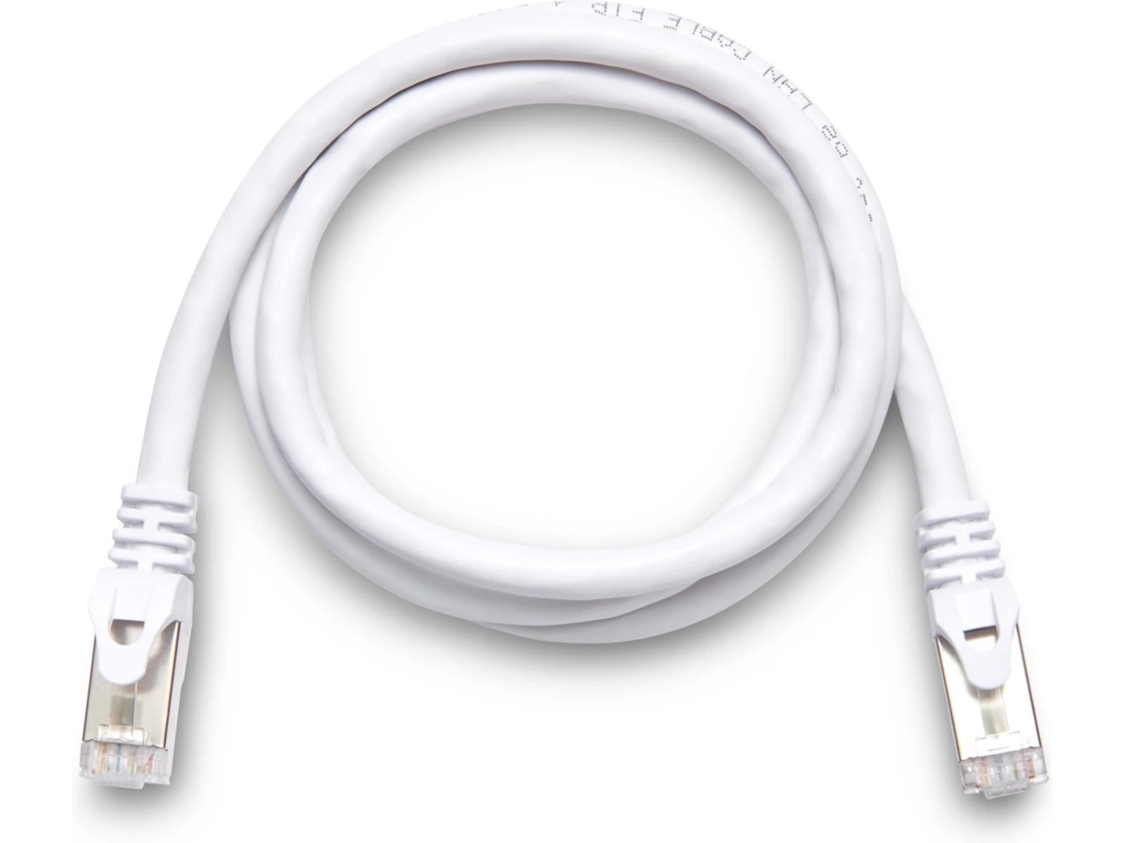 Nætverkskabel CAT6e 2m (hvid) Netværk