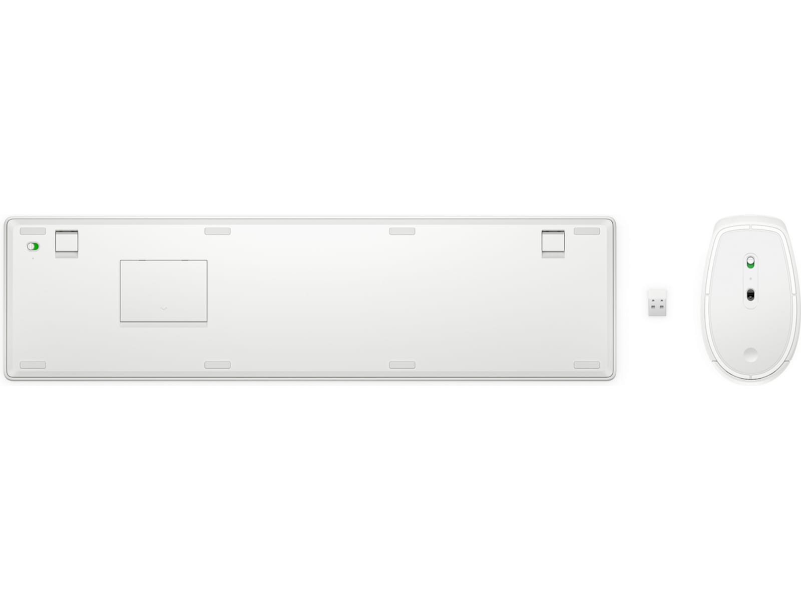 HP 650 kombineret trådløst tastatur og mus (hvid) Keyboards