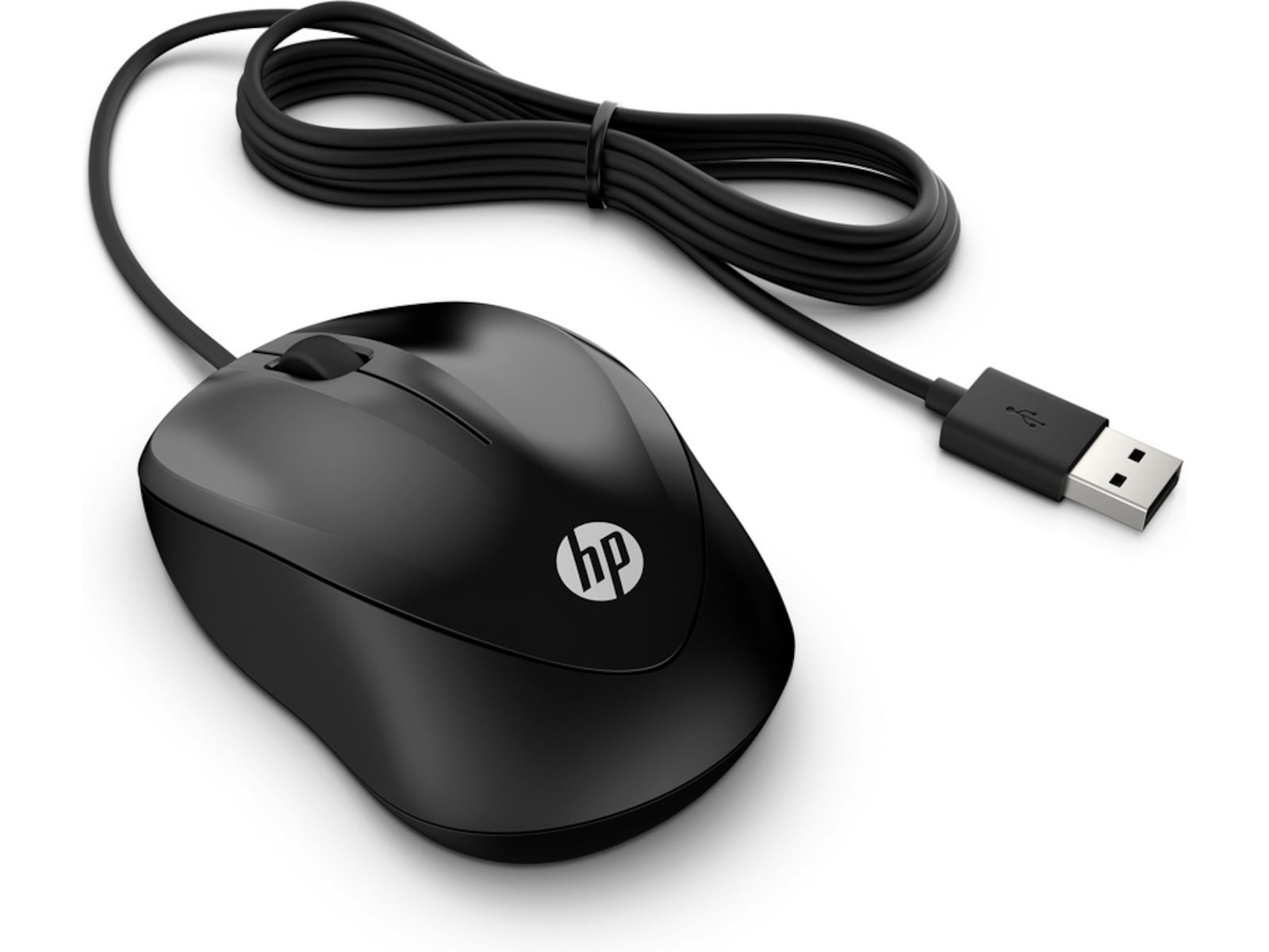 HP 1000 Wired mus (sort) Mus