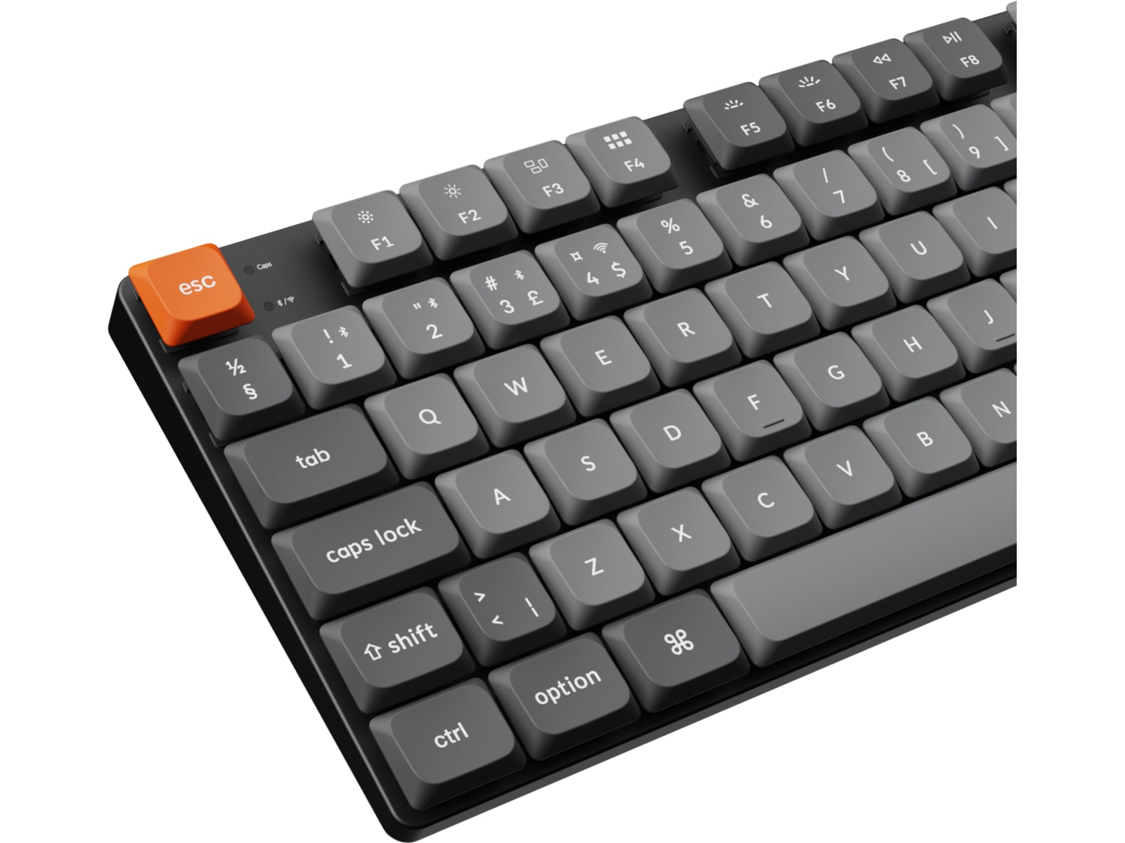 Keychron K1 MAX QMK/VIA Gateron Brown trådløst gamingtastatur Gamingkeyboard