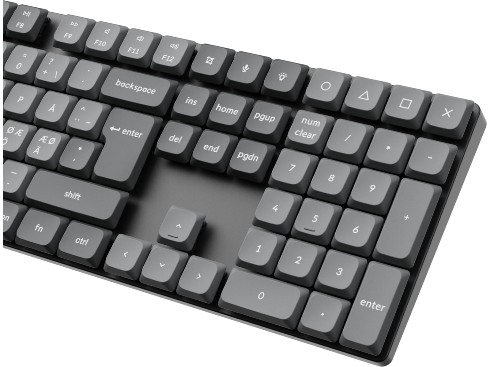 Keychron K5 MAX QMK/VIA Gateron Red trådløst gamingtastatur Gamingkeyboard