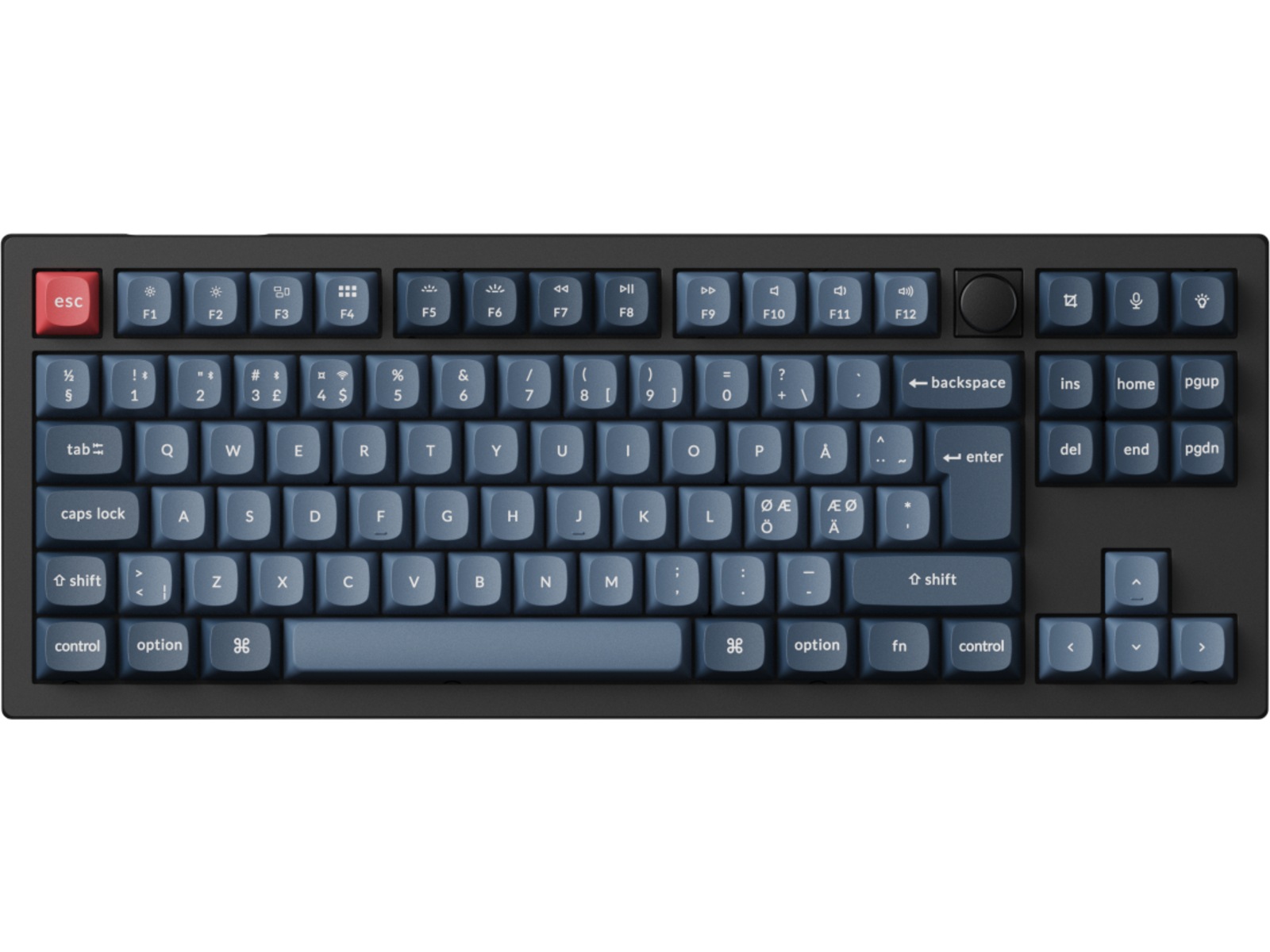 Keychron V3 MAX Gateron Jupiter Red trådløst gamingtastatur Gamingkeyboard