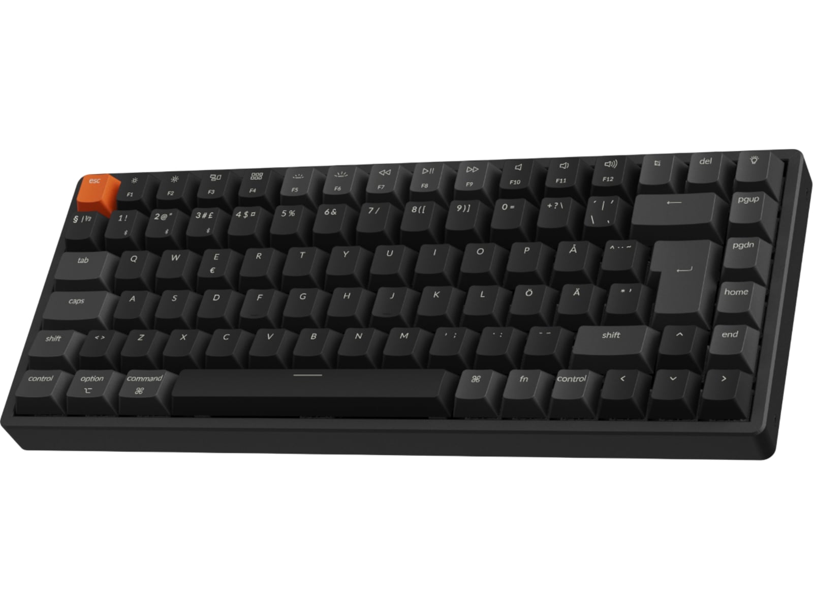Keychron K2 V3 RGB Aluminium Hot Swap QMK Super Red trådløst tastatur Gamingkeyboard