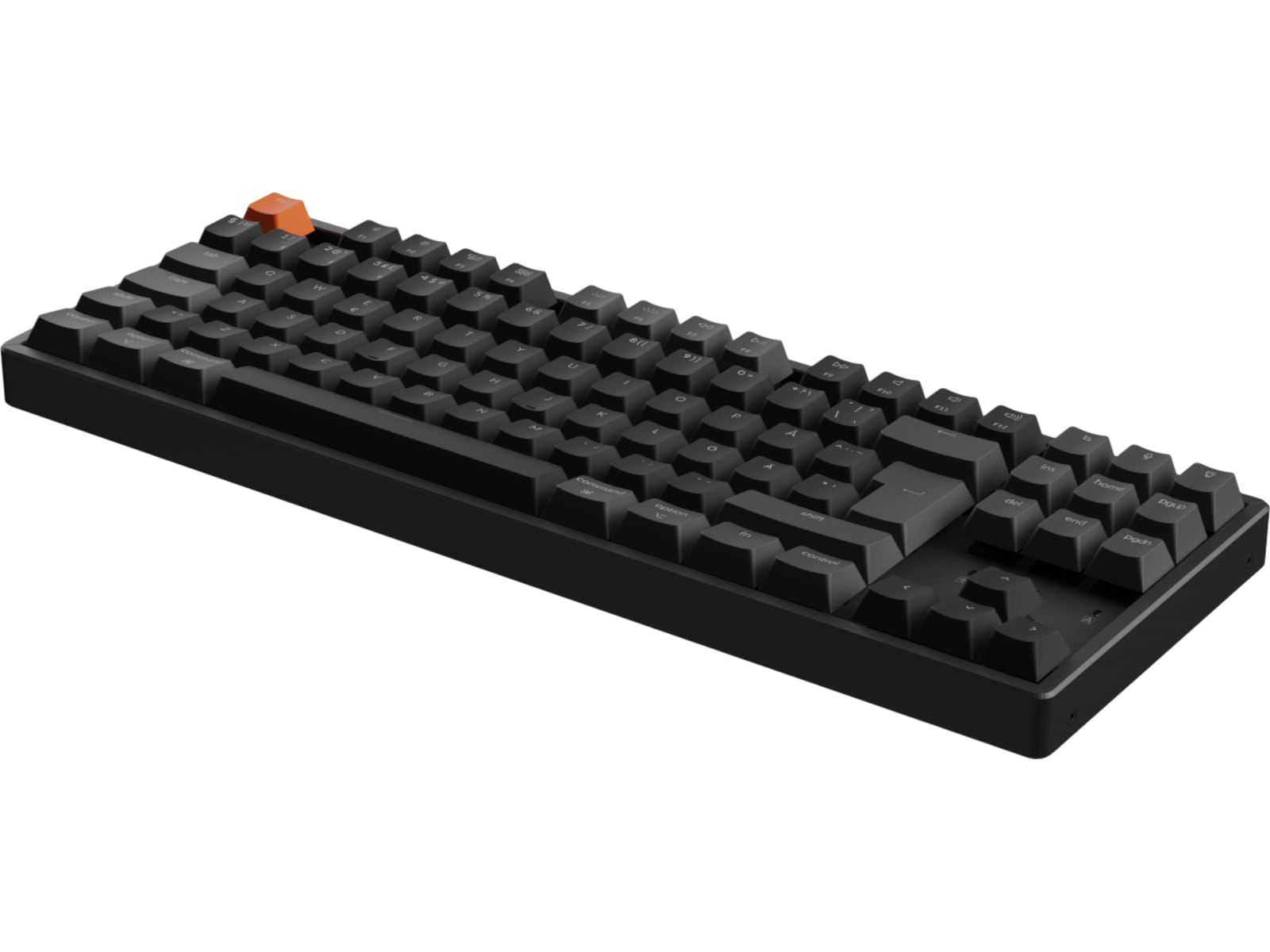 Keychron K8 V2 RGB Aluminium Hot Swap QMK Super Red trådløst tastatur Gamingkeyboard