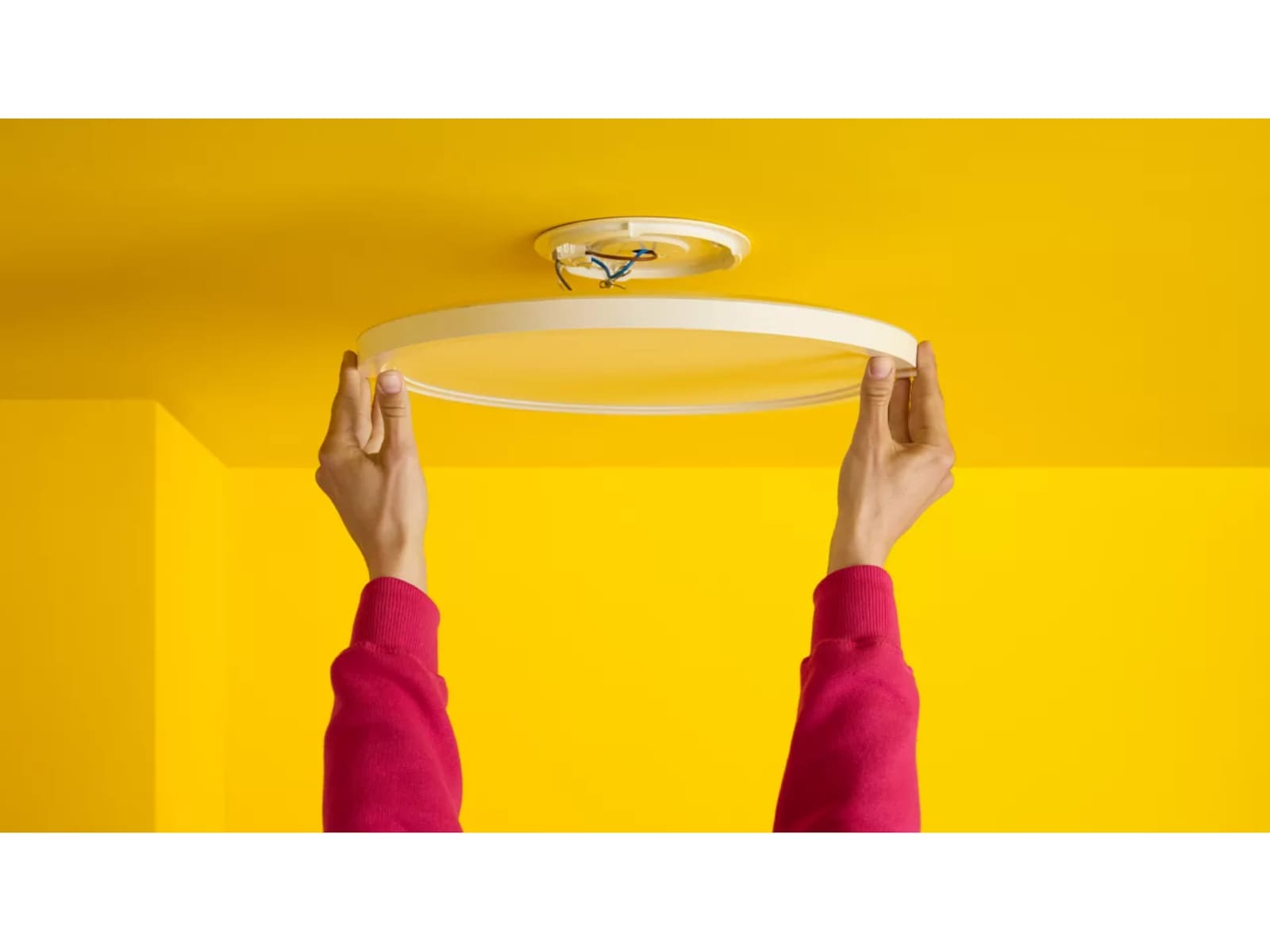 WiZ SuperSlim RGB loftslampe 22W (hvidt) Loftlampe