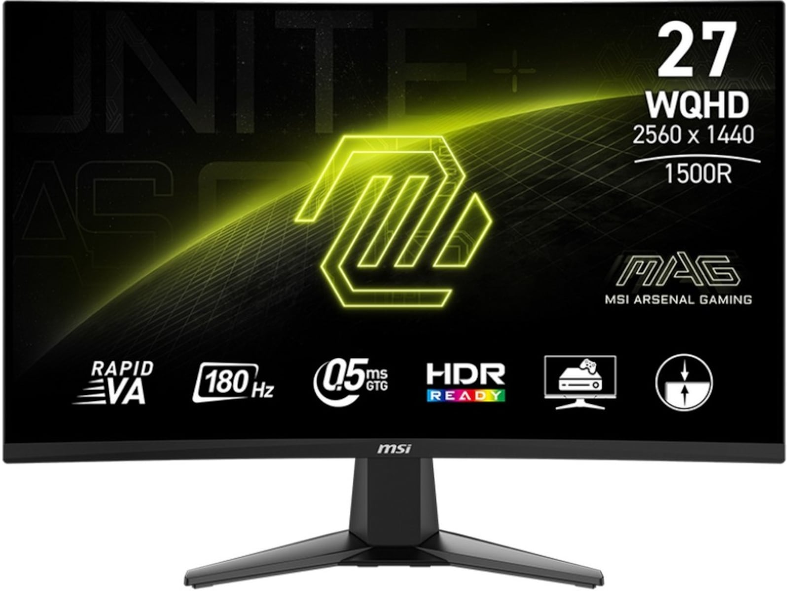 MSI 27" gamingskærm MAG 27CQ6F Gamingskærme