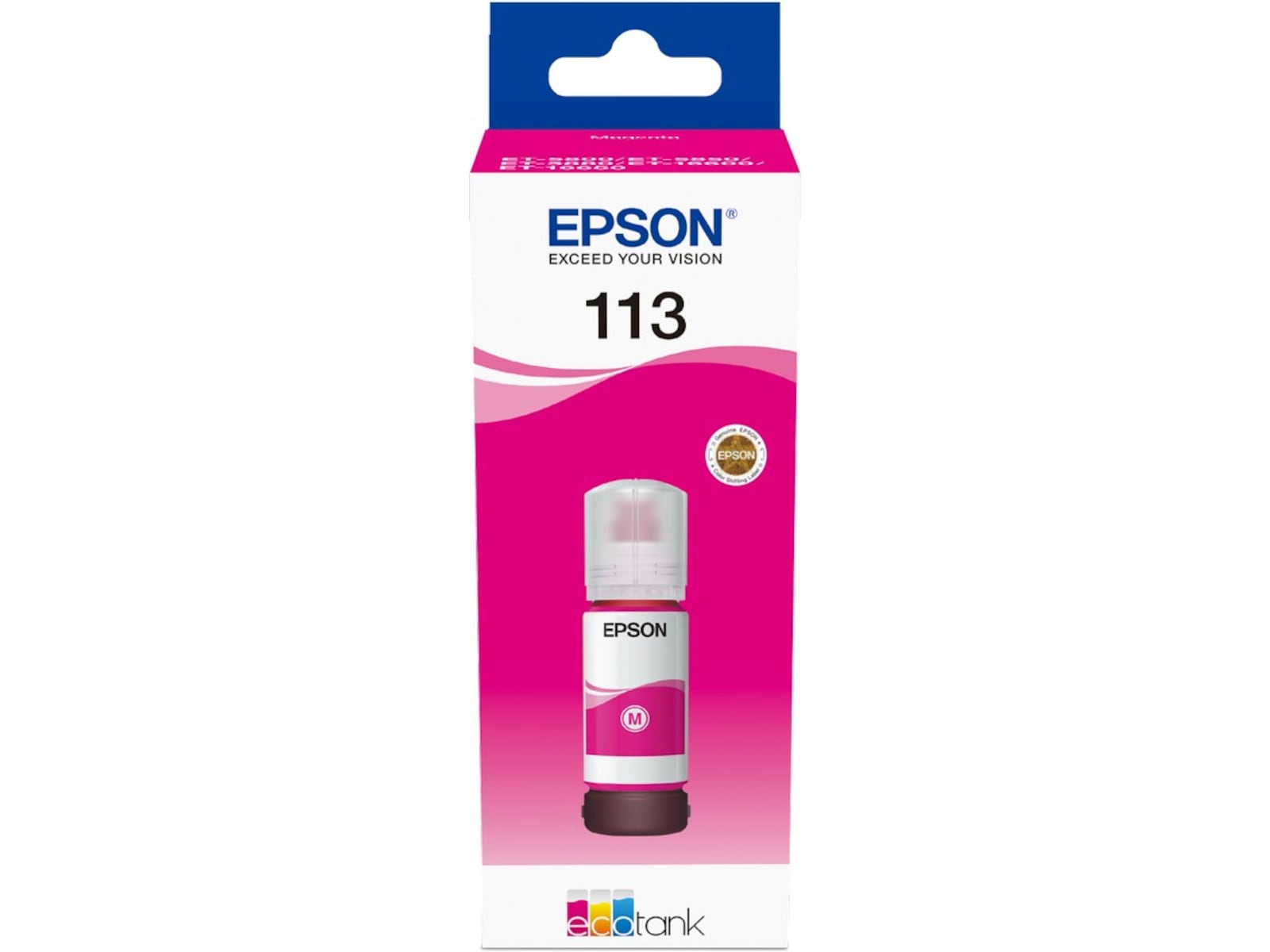 Epson Ink 113 Ecotank Magenta Blækpatroner