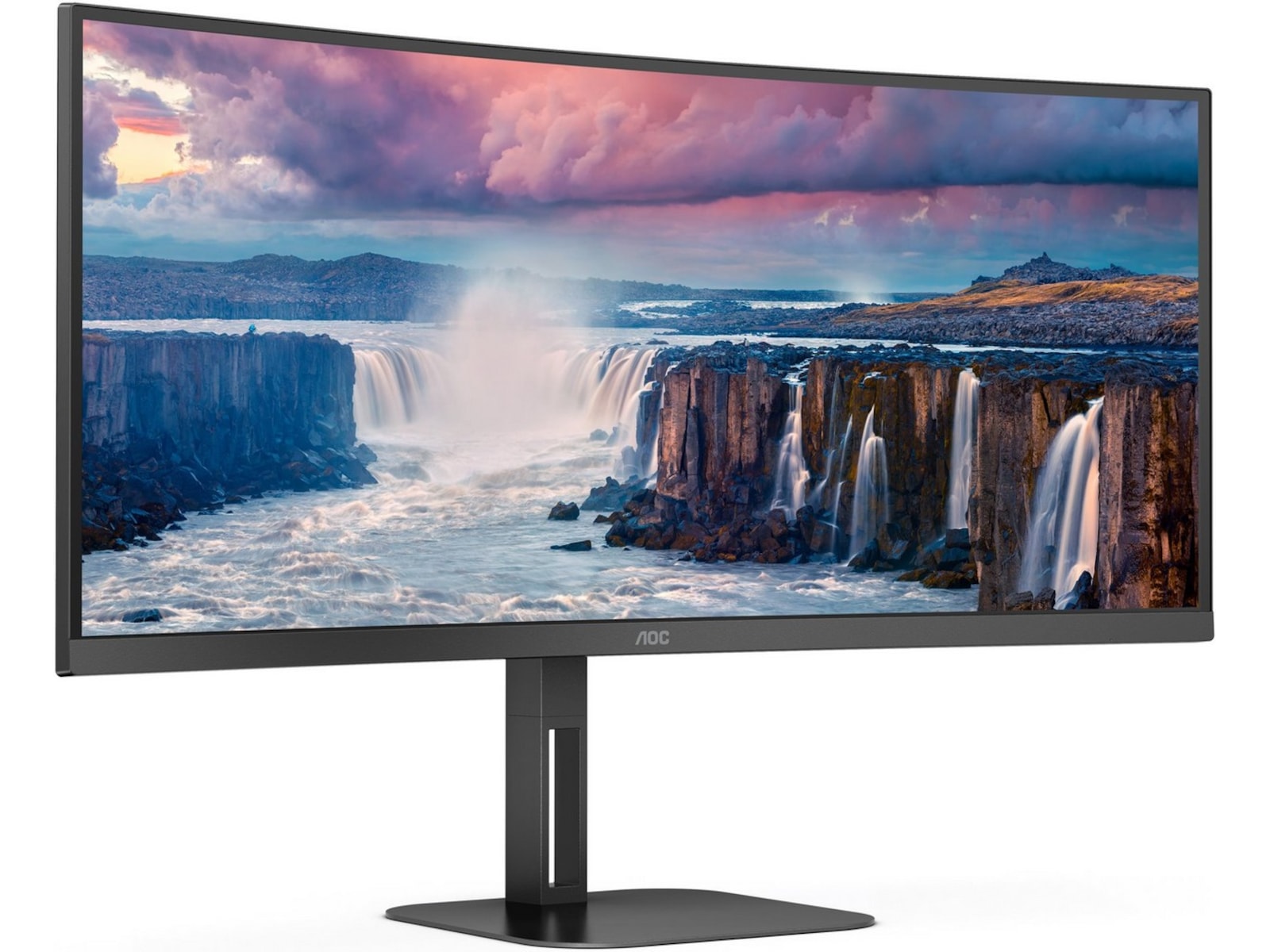 AOC 34" curved skærm CU34V5C/BK/23 Skærme