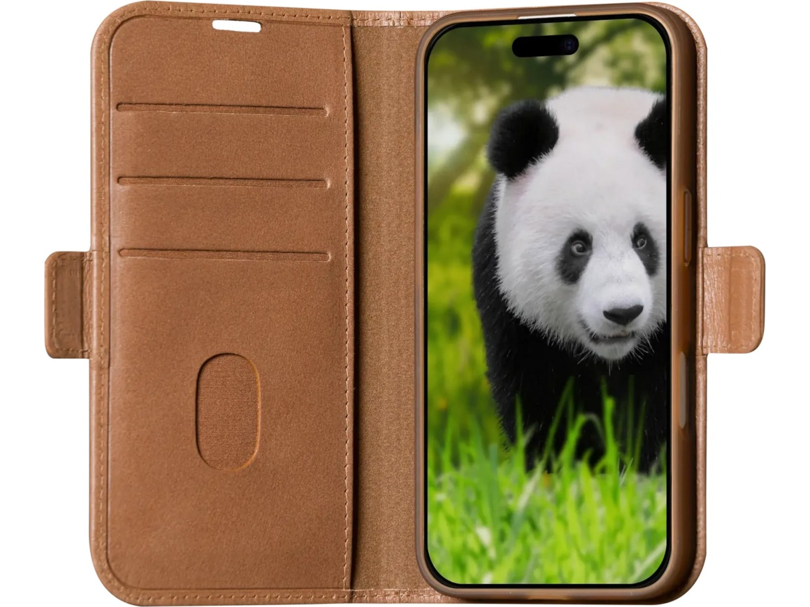 dbramante1928 iPhone 16 Plus Copenhagen wallet cover (tan) Mobilcover