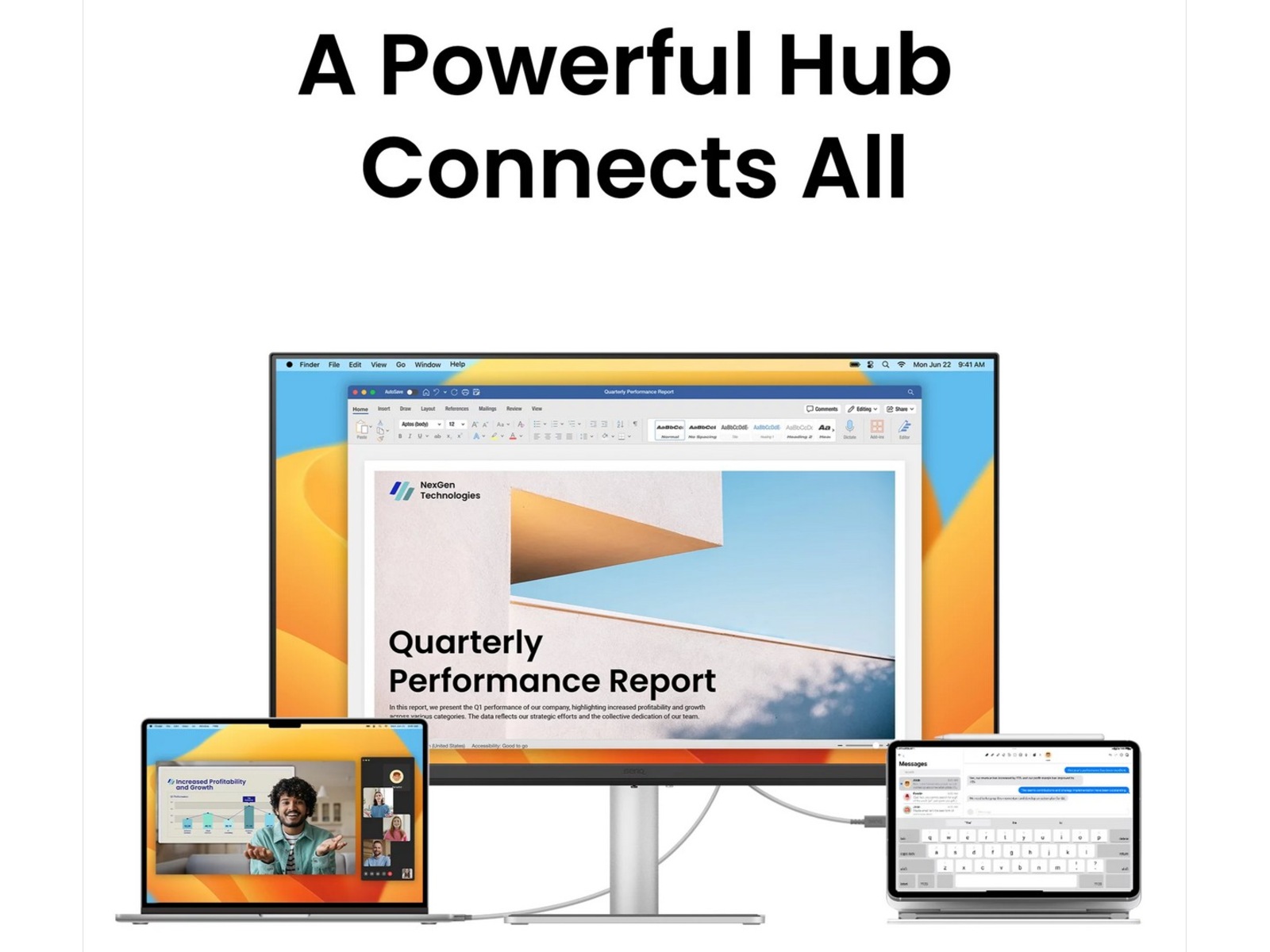 BenQ 32" 4K skærm MA320U Skærme