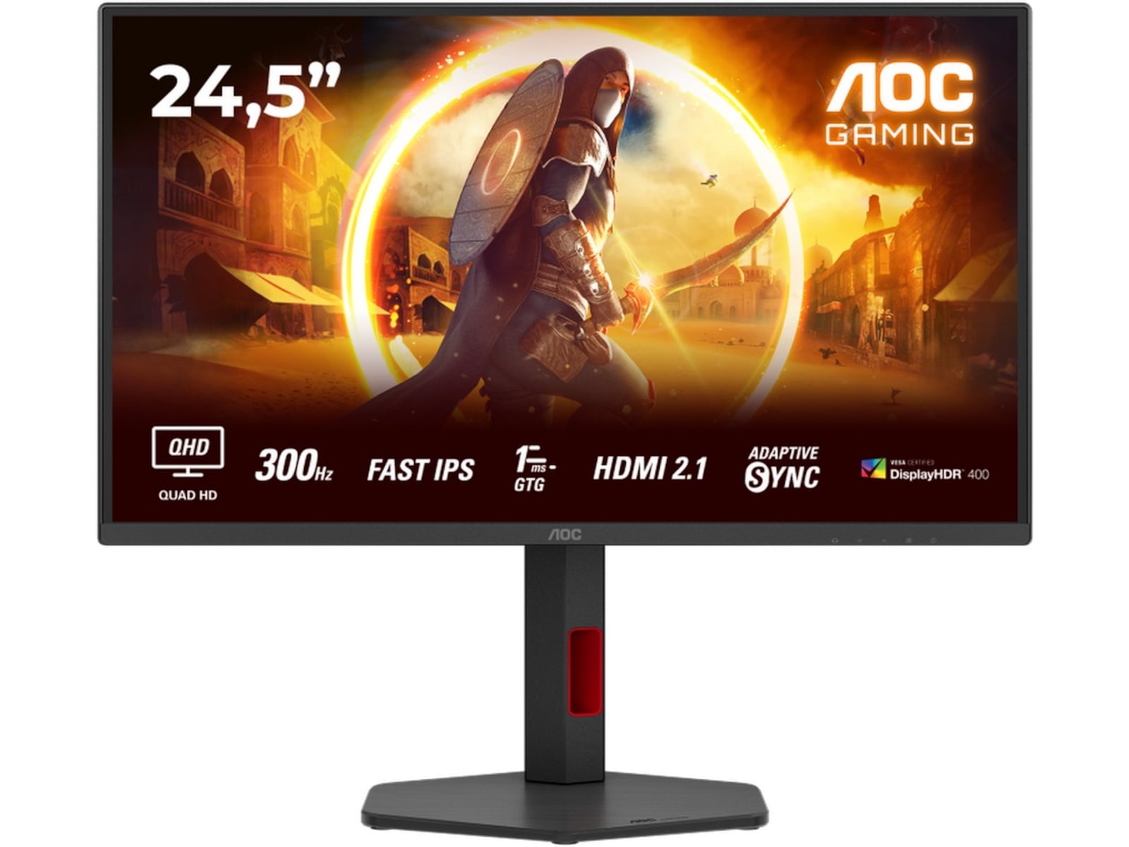 AOC 25" gamingskærm Q25G4SR Gamingskærme
