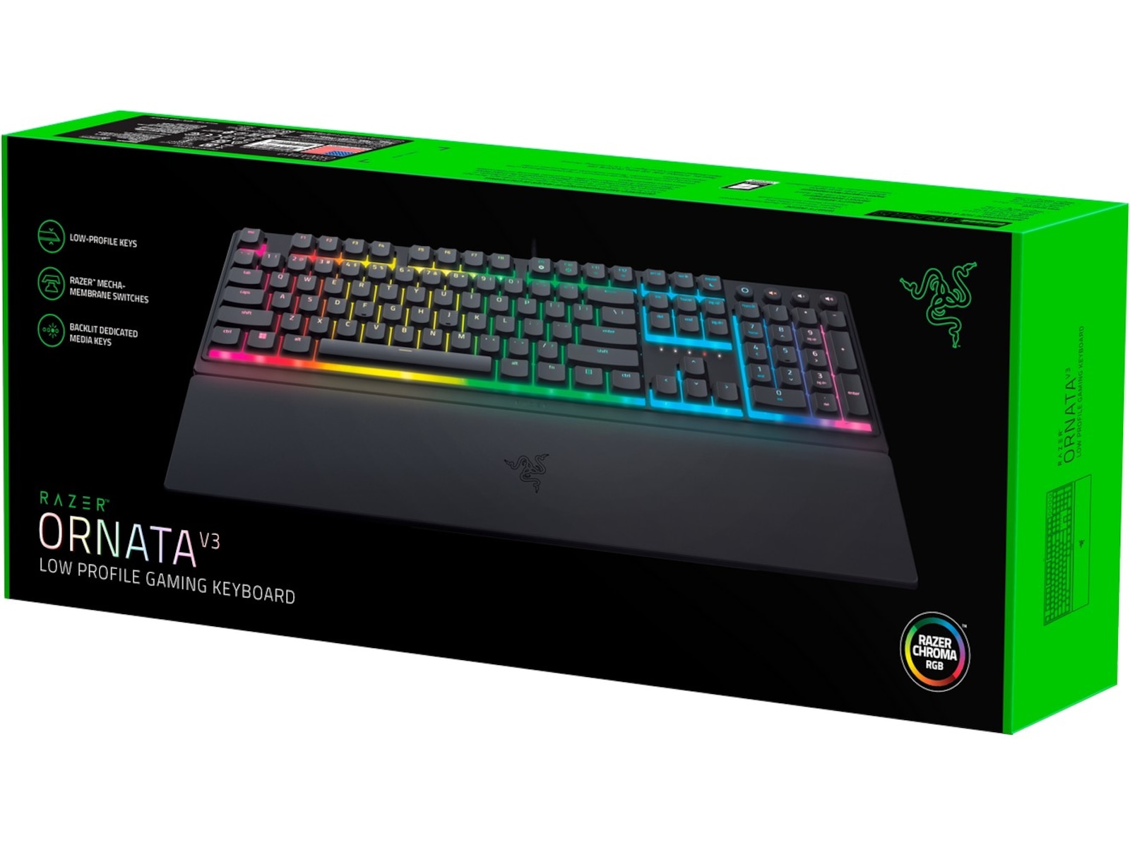 Razer Ornata V3 Gaming Tastatur (sort) Gamingkeyboard