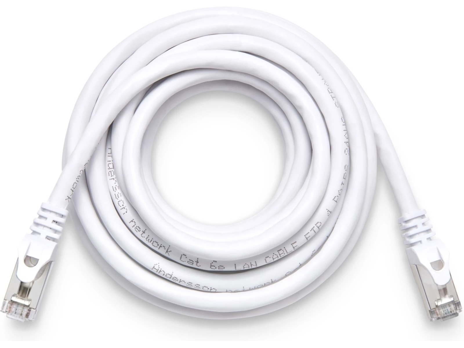 Andersson netværkskabel Cat6a 3m (hvid) Netværk