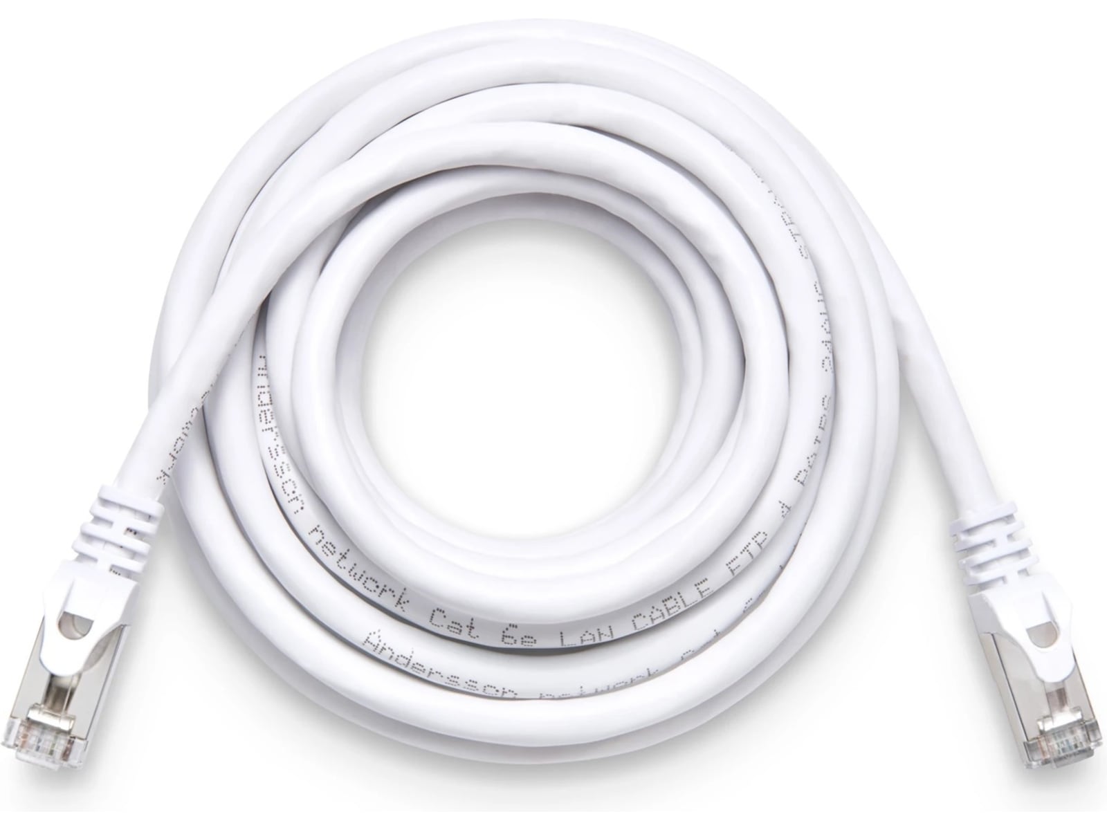 Nætverkskabel CAT6e 3m (hvid) Netværk