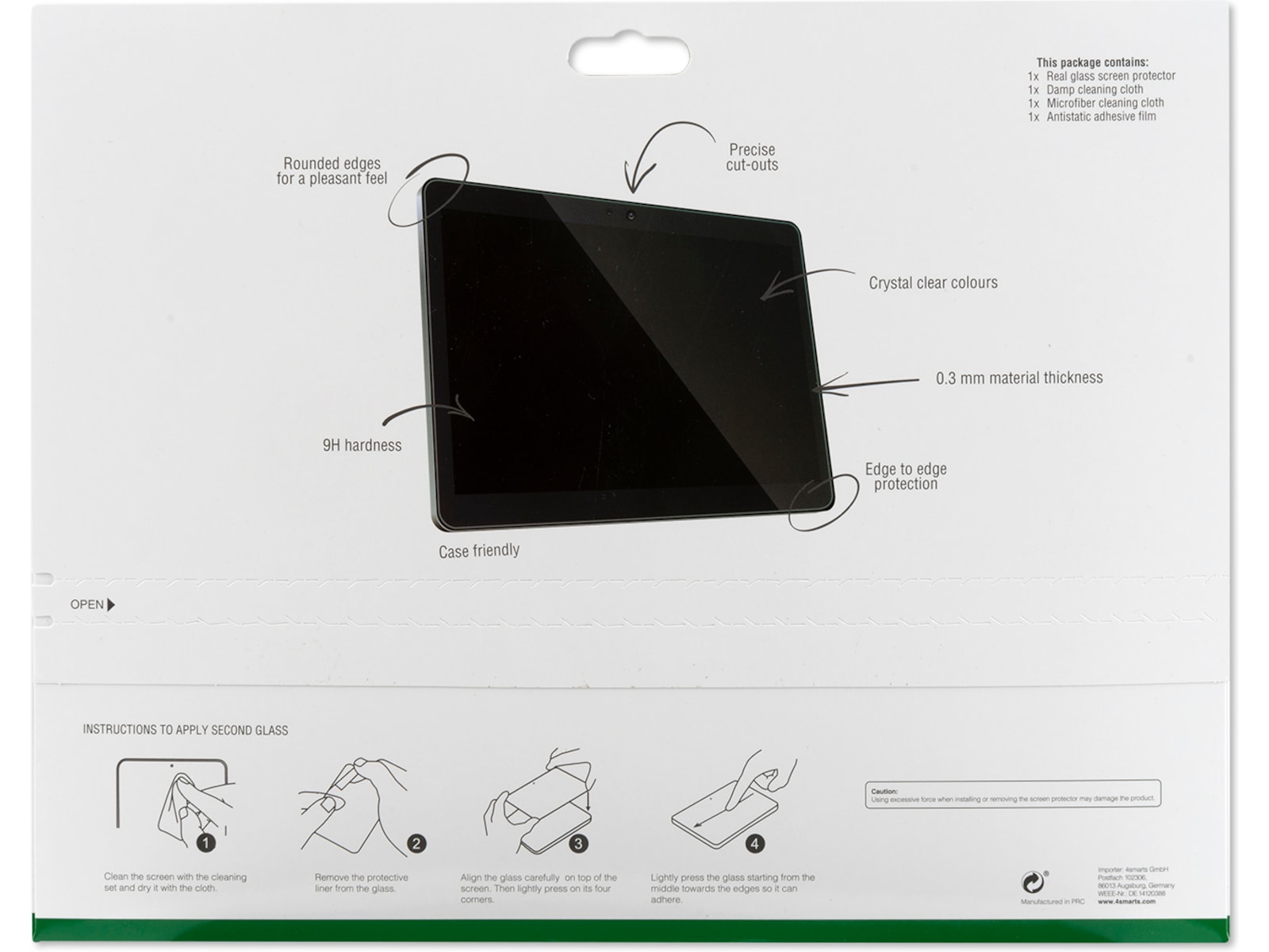 4smarts Galaxy Tab Active 3 Skærmbeskytter Skærmbeskyttelse tablet