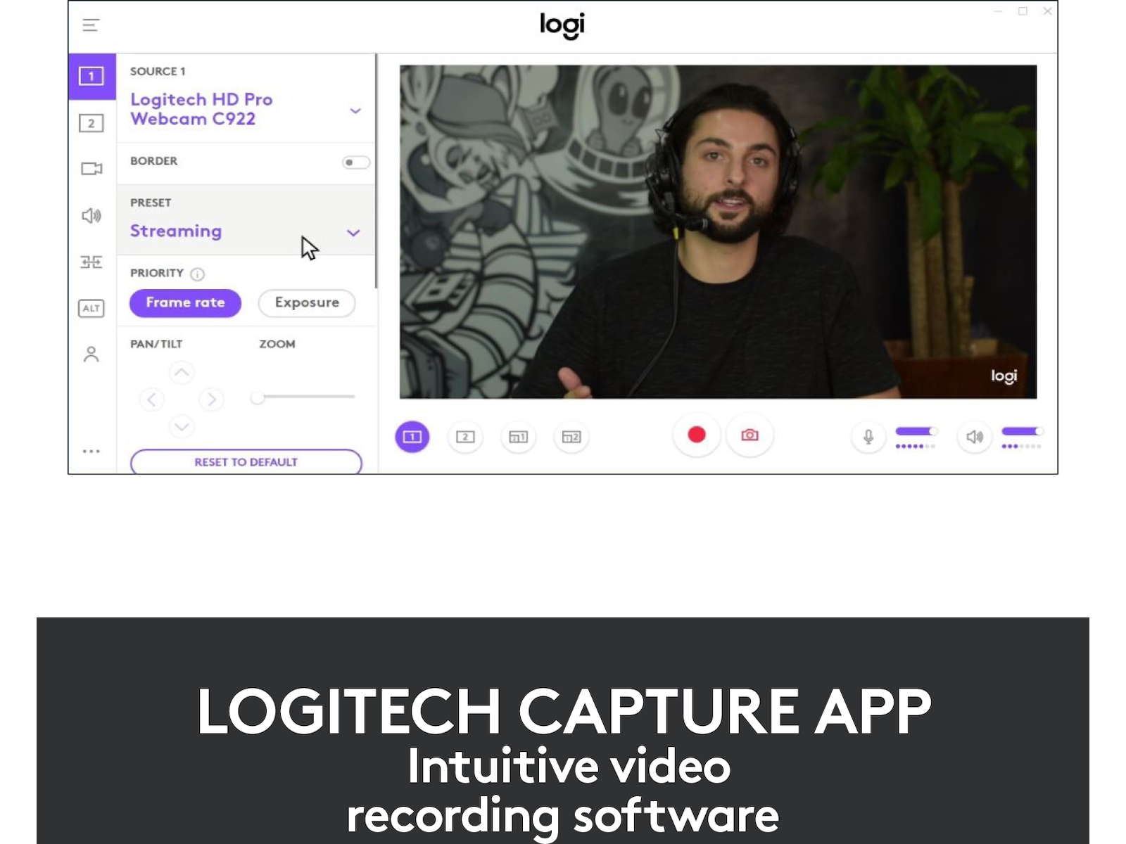 Logitech C920e HD 1080p Webcam - BLK - WW Webkameraer