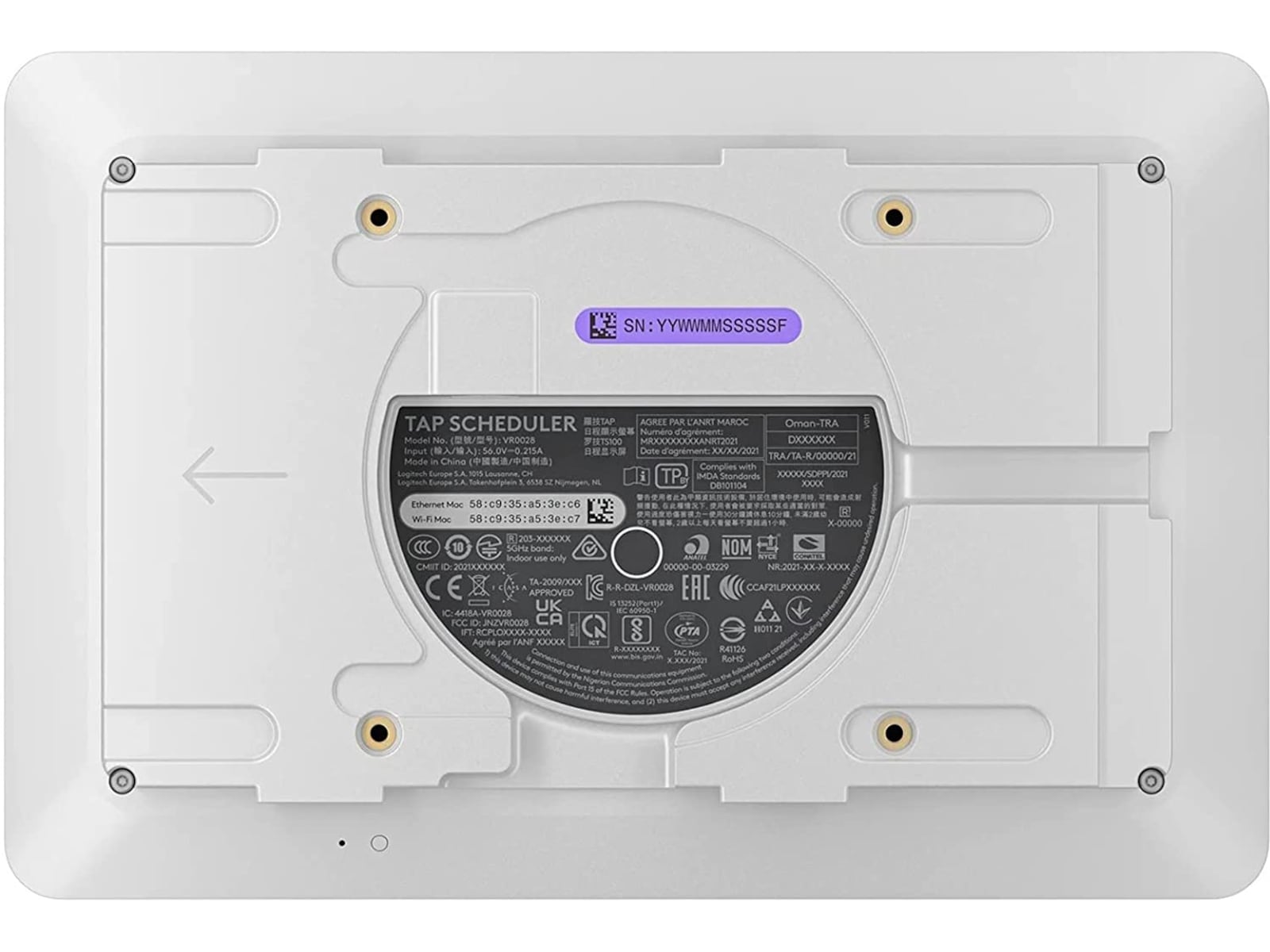 Logitech TAP Scheduler (hvid) Videokonference