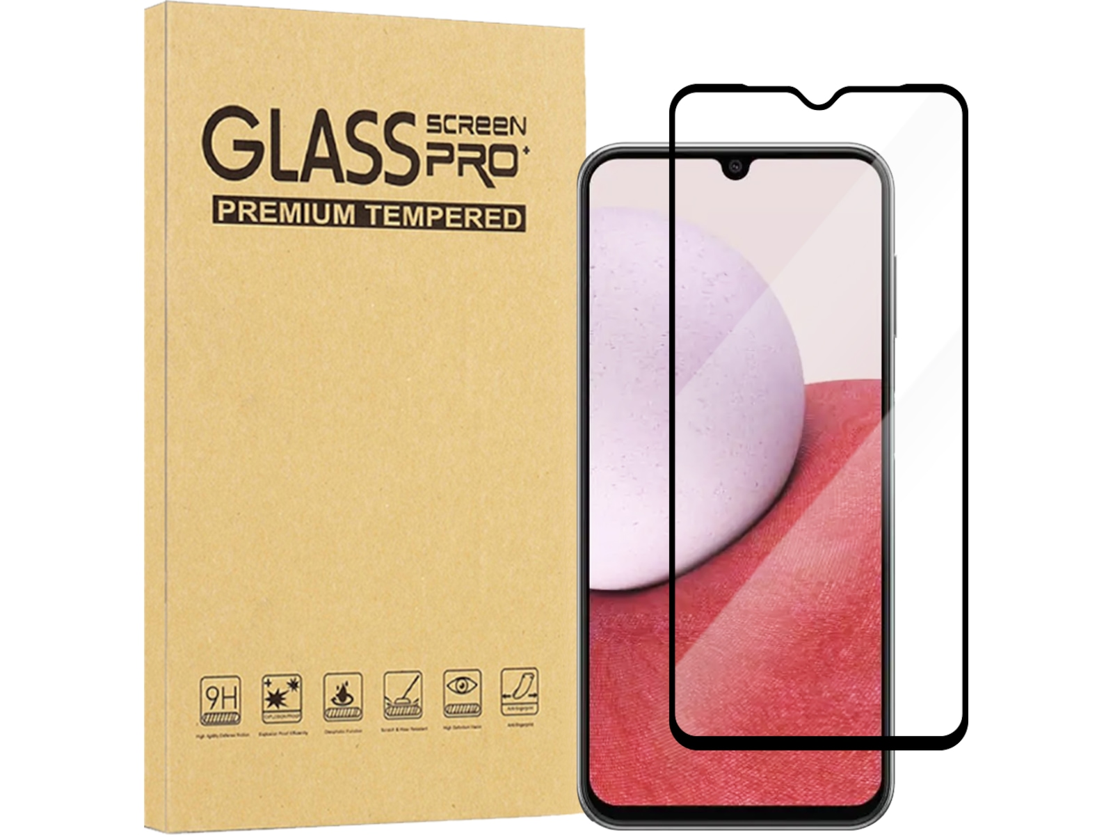 iiglo Galaxy A14 / A14 5G Skærmbeskytter Skærmbeskyttelse mobiltelefon