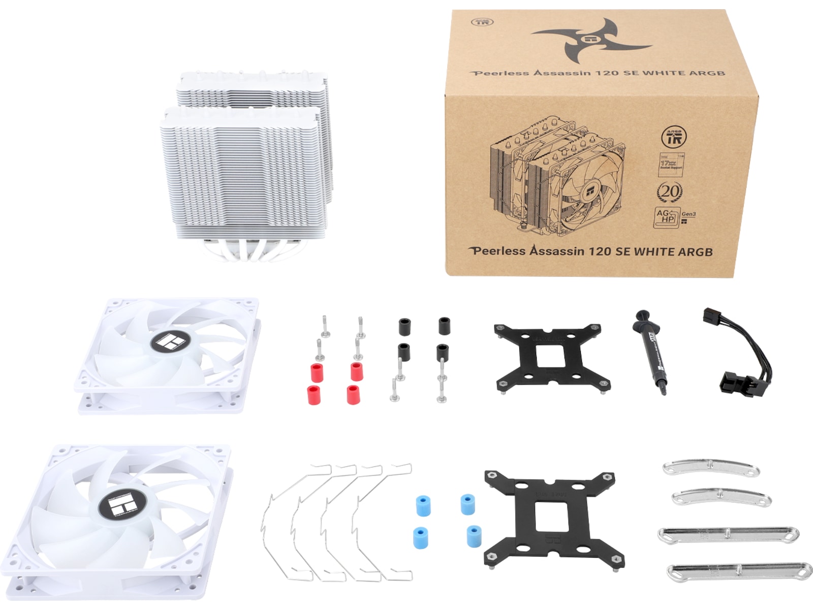 Thermalright Peerless Assasin 120 SE ARGB Køler (hvidt) CPU - Luftkøling