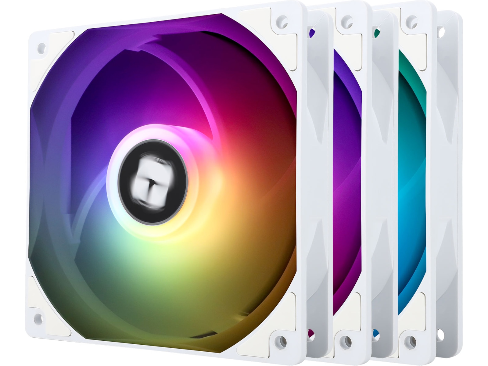 Thermalright TL-C12CW-S ARGB 120mm Ventilator 3-Pack (hvidt) Blæsere