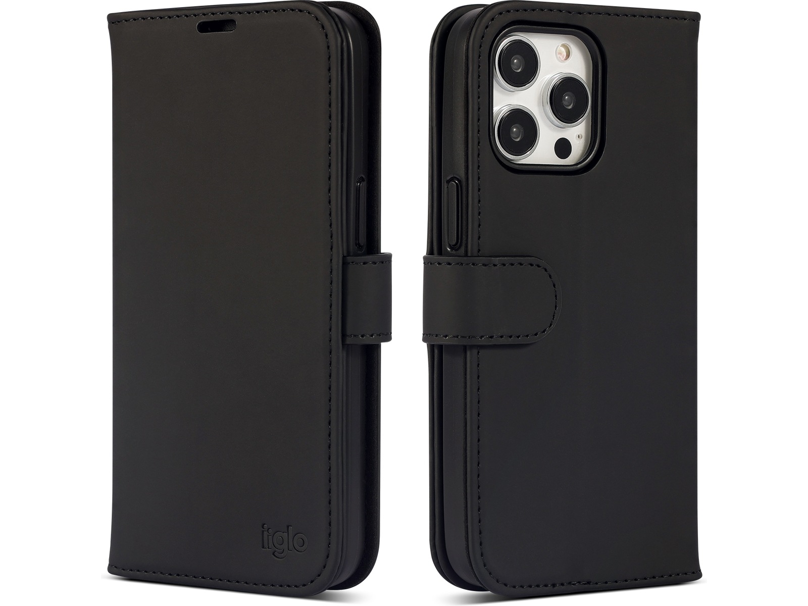 iiglo iPhone 15 Pro Max Wallet cover (sort) Mobilcover