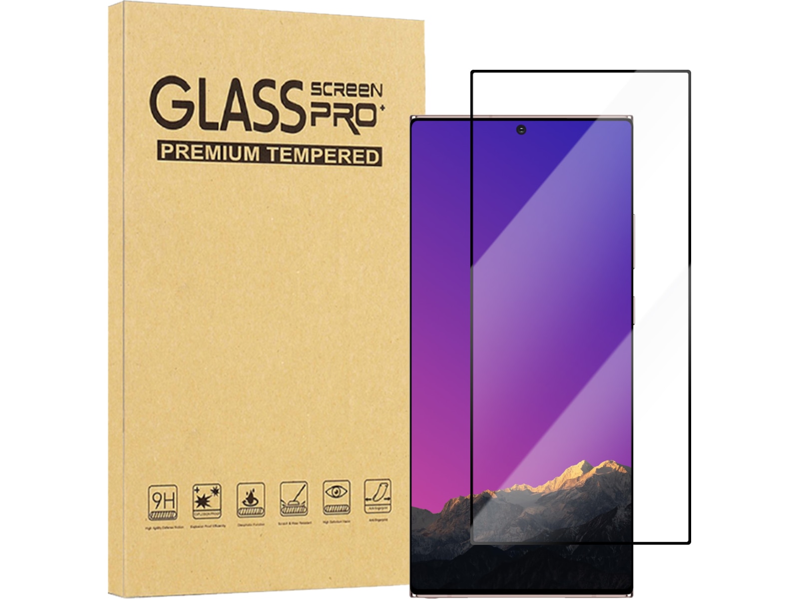 iiglo Galaxy S24 Ultra Skærmbeskytter Skærmbeskyttelse mobiltelefon