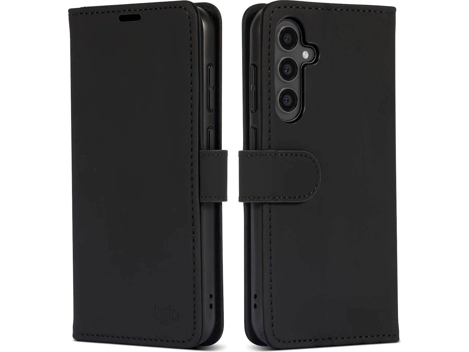 iiglo Galaxy S23 FE Wallet Cover (sort) Mobilcover