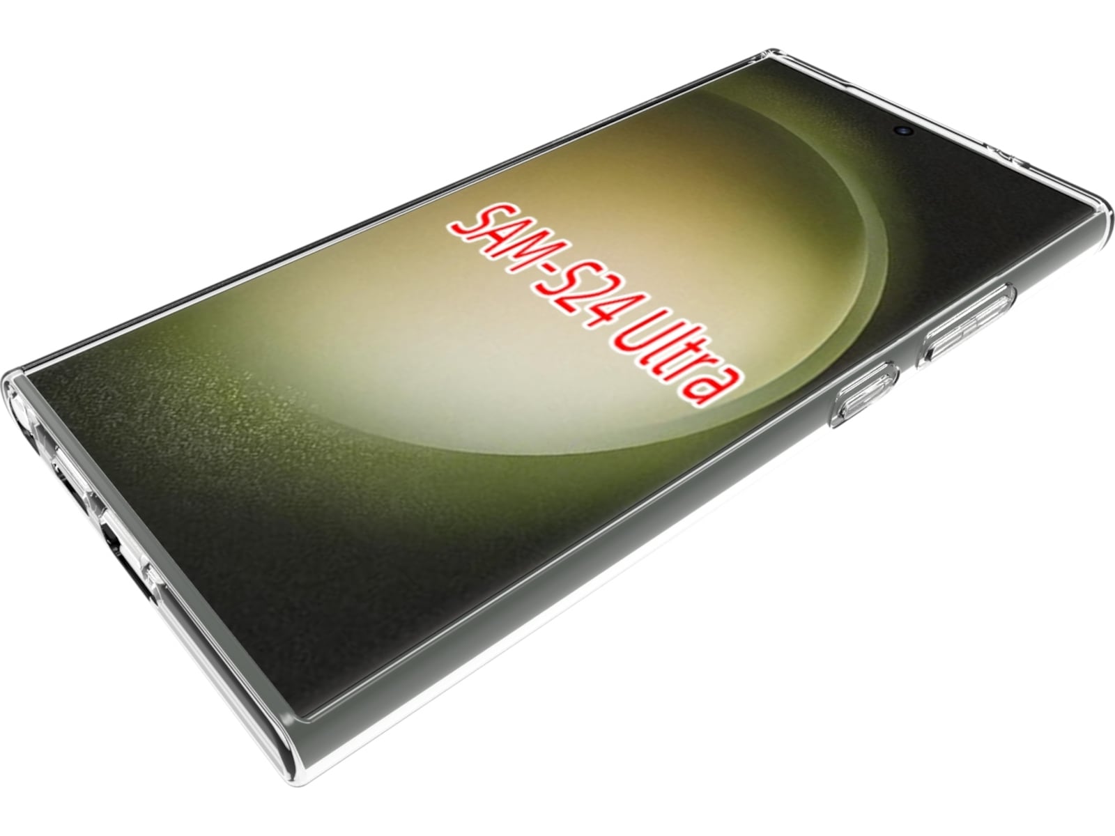 iiglo Galaxy S24 Ultra Silikone cover (gennemsigtig) Mobilcover