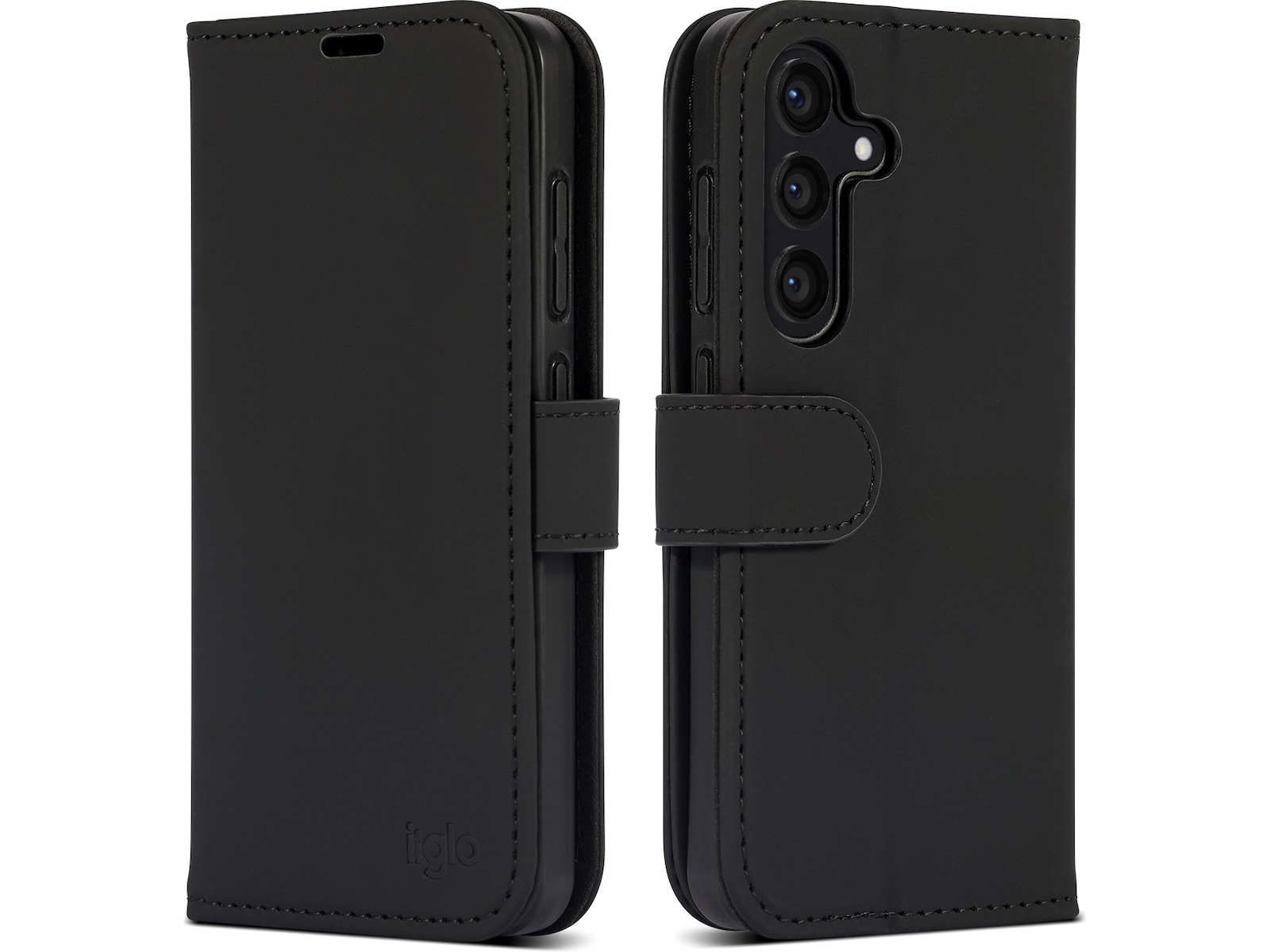 iiglo Galaxy S24 Wallet Cover (sort) Mobilcover