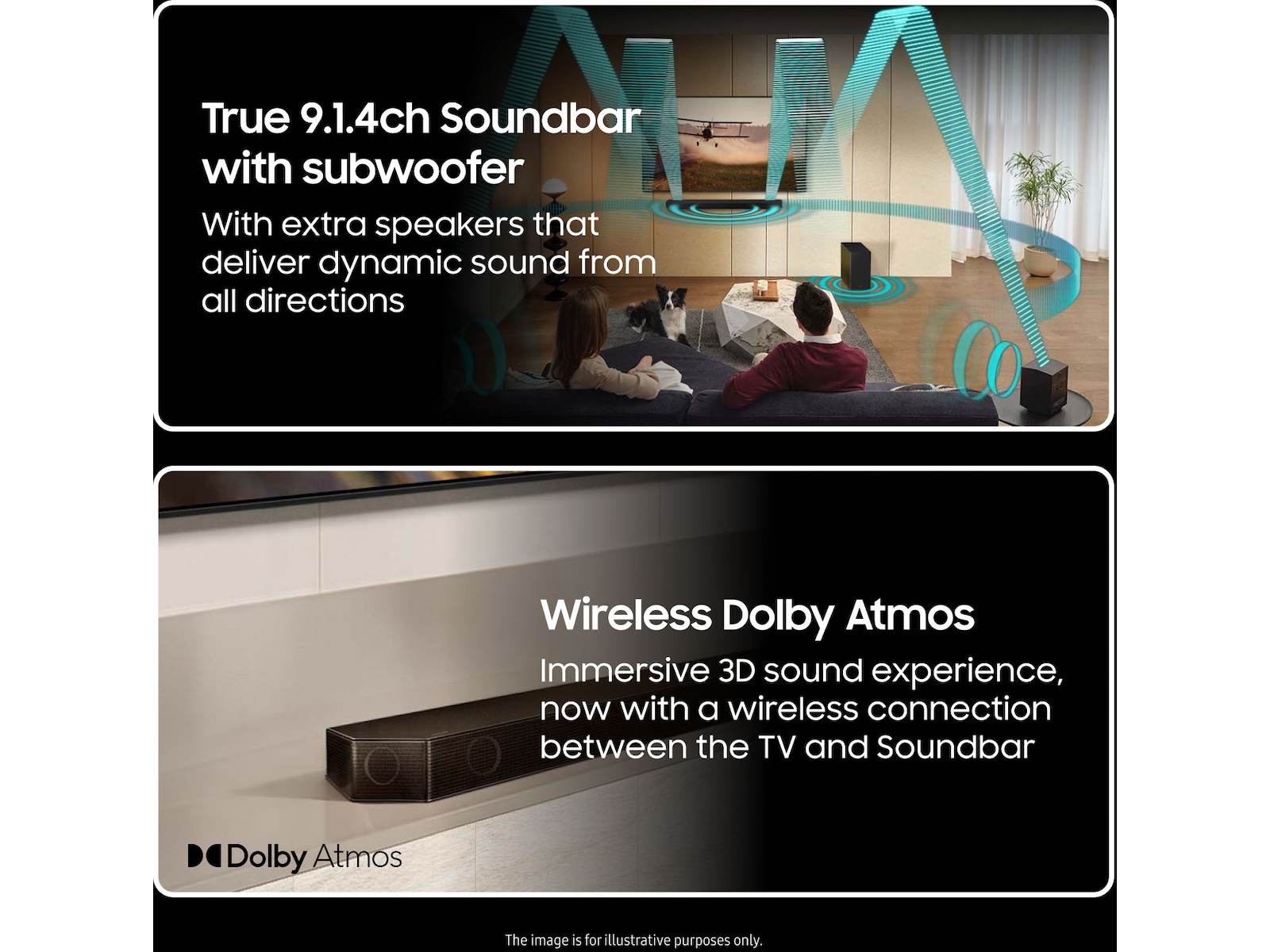 Samsung HW-Q935D soundbar med subwoofer (sort) Soundbars