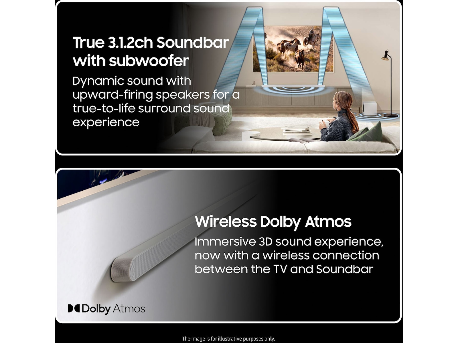 Samsung HW-S811D soundbar med subwoofer (hvidt) Soundbars