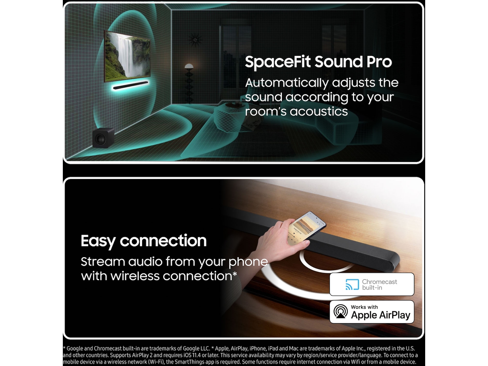 Samsung HW-S810D soundbar med subwoofer (sort) Soundbars