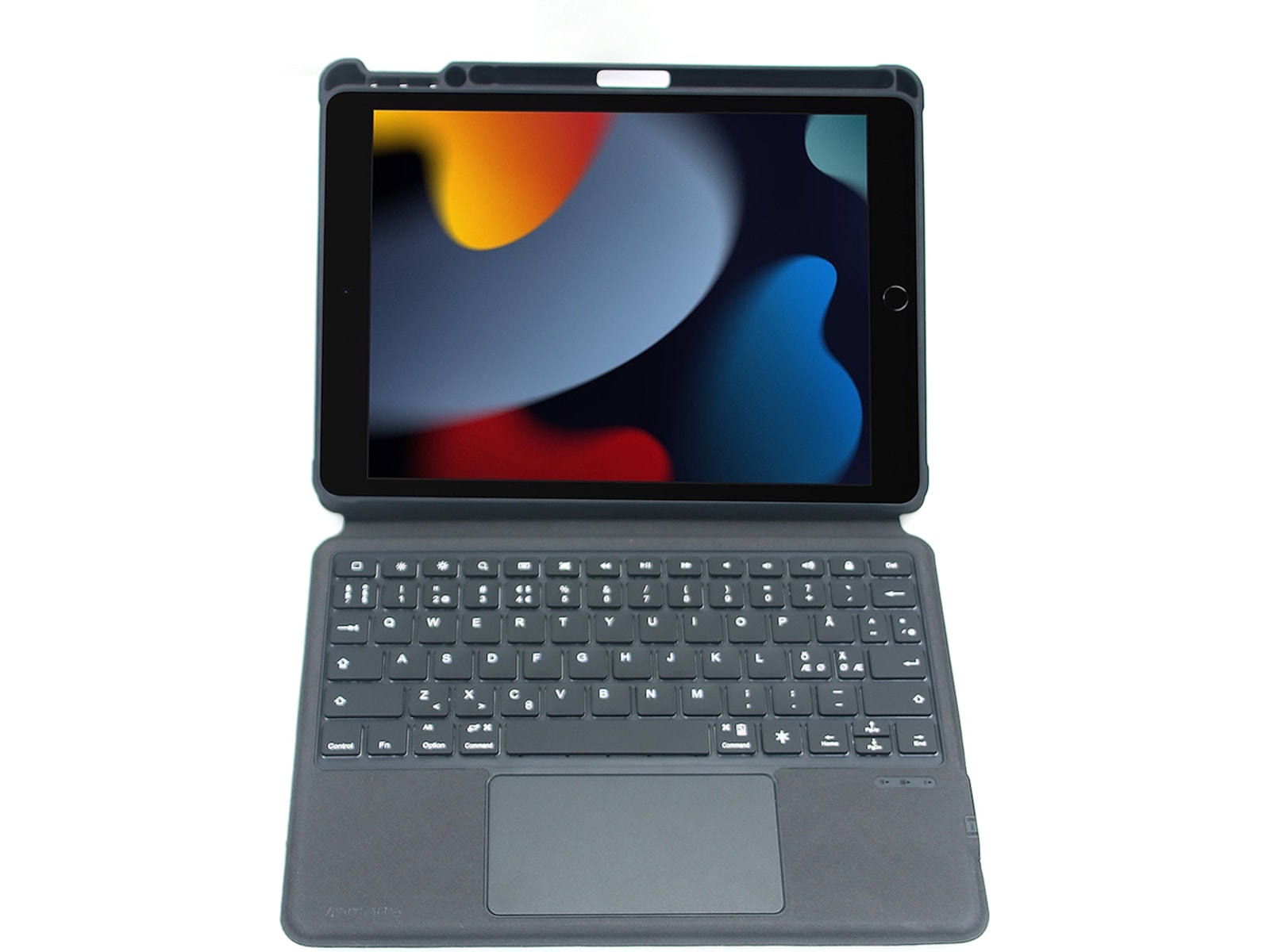 4smarts iPad Pro 11" 2-i-1 Tastaturcover (grå) Tastatur og stylus