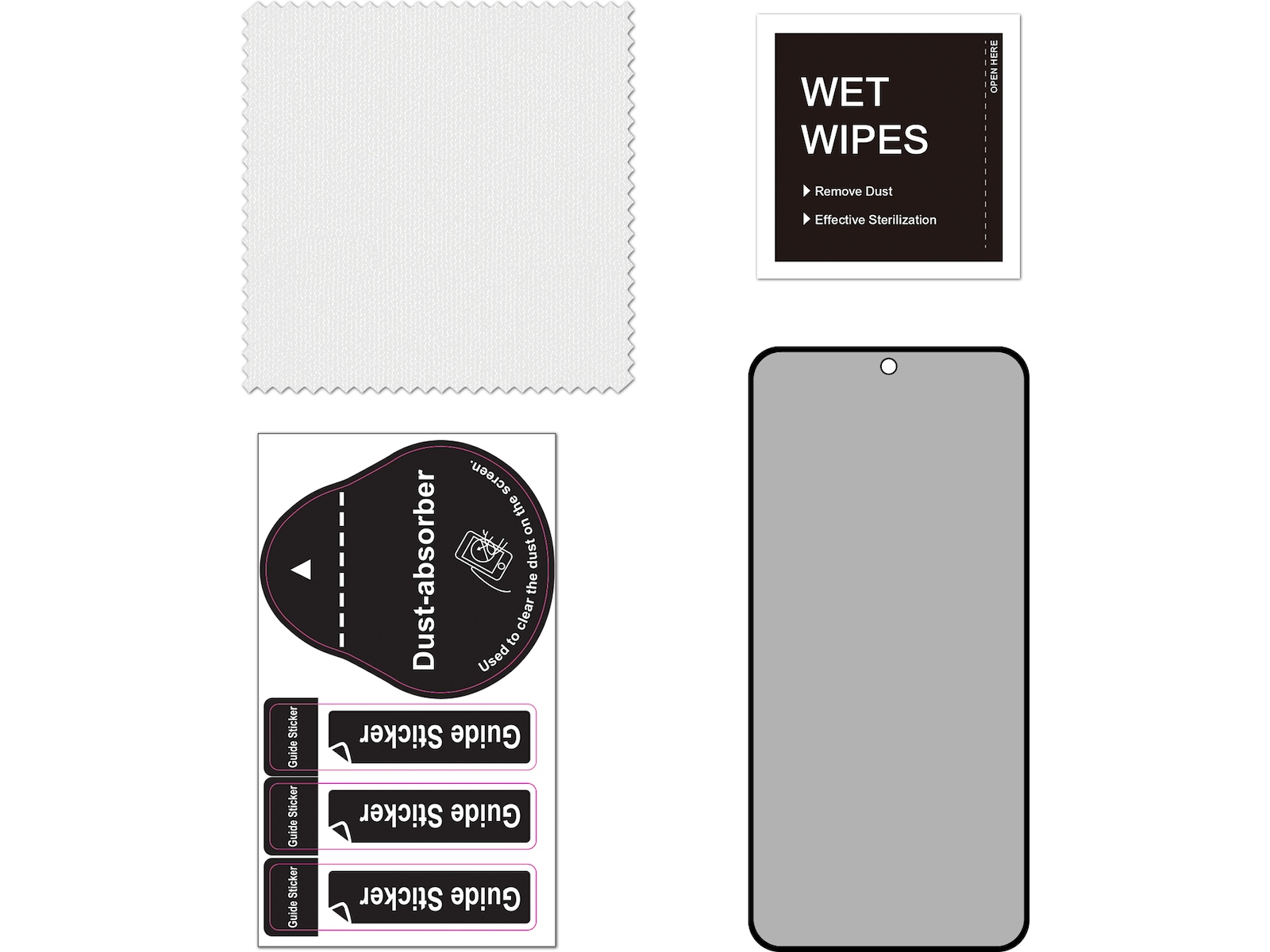 iiglo Galaxy S24 FE Privacy skærmbeskytter Skærmbeskyttelse mobiltelefon