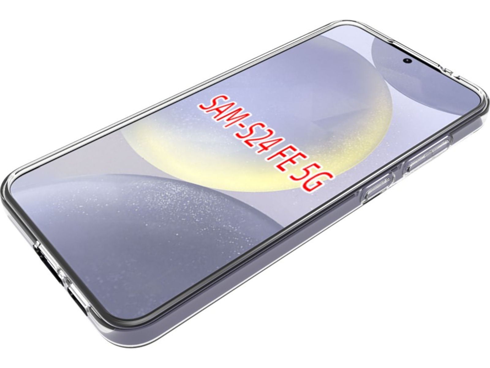 iiglo Galaxy S24 FE Silikone coverr (gennemsigtig) Mobilcover