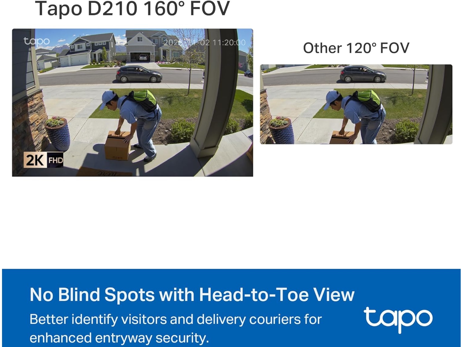 TP-Link Tapo D210 dørklokkekamera Dørklokker