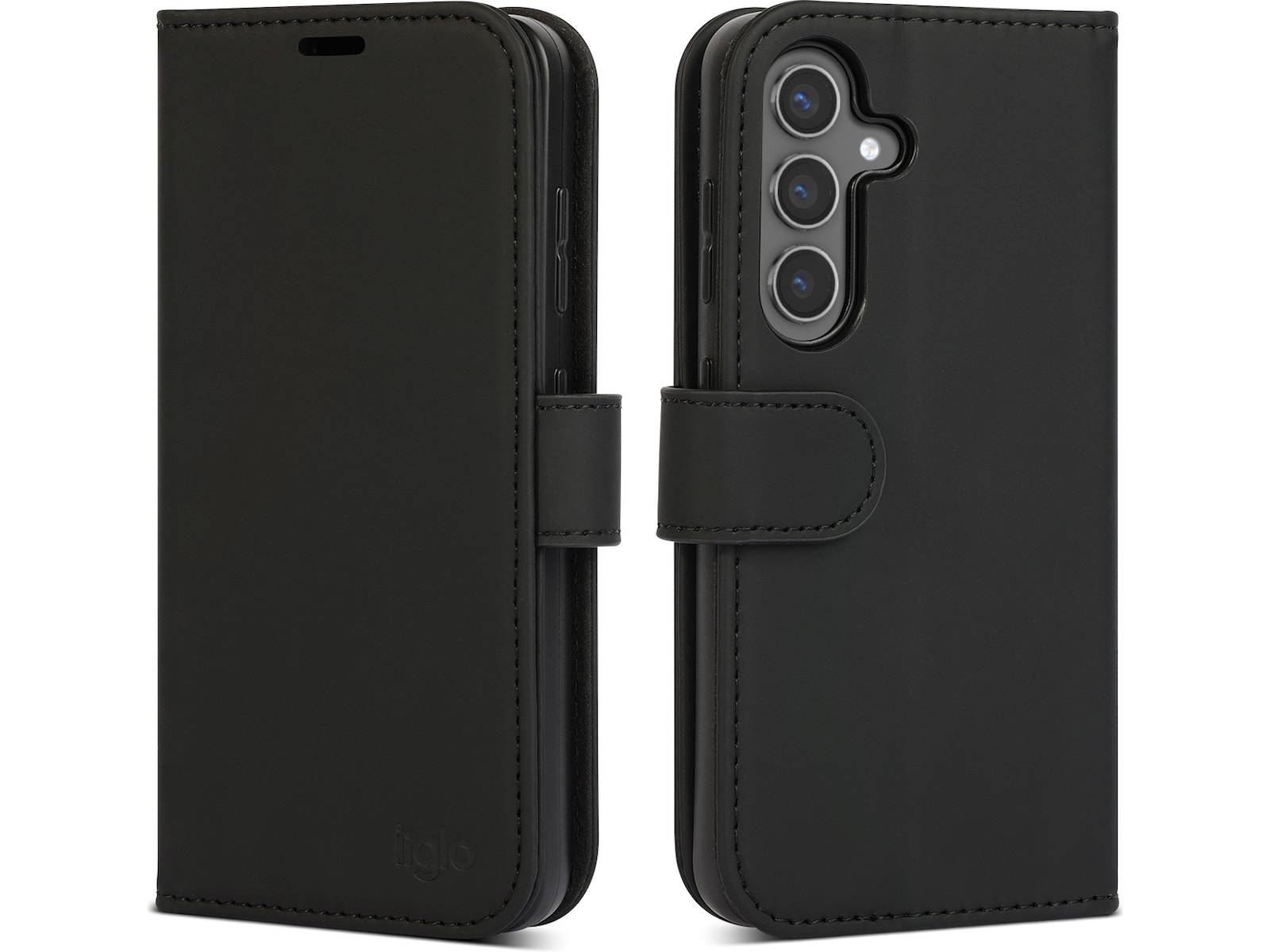 iiglo Galaxy S25 Wallet cover (sort) Mobilcover