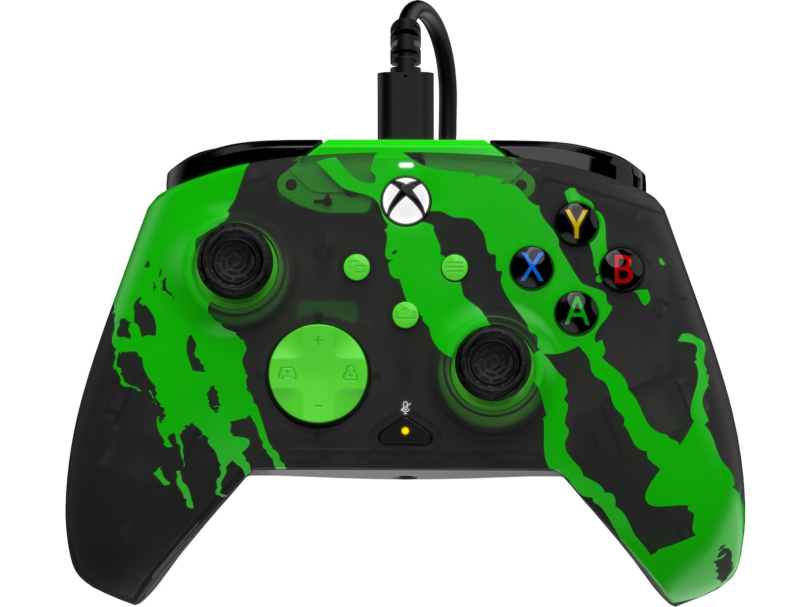 PDP Rematch Glow Wired Controller (jolt green) Tilbehør til spilkonsoller