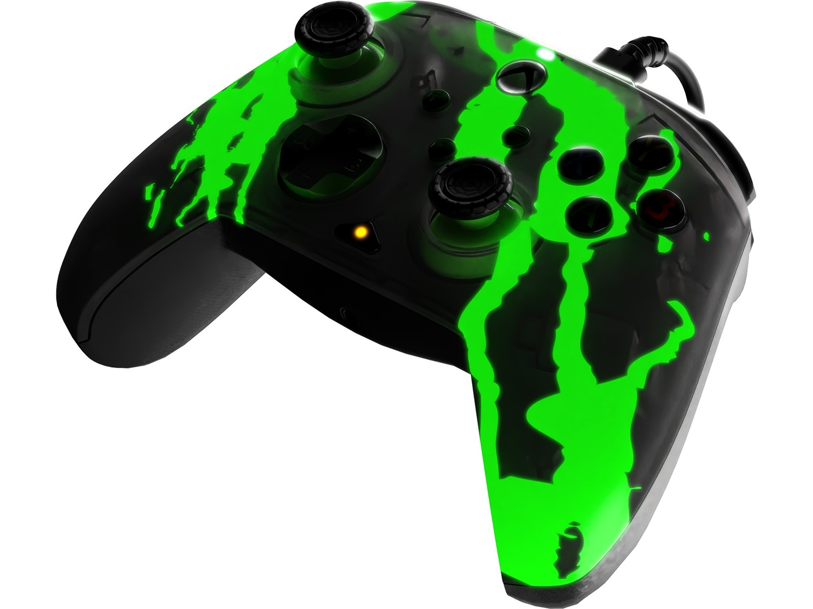 PDP Rematch Glow Wired Controller (jolt green) Tilbehør til spilkonsoller