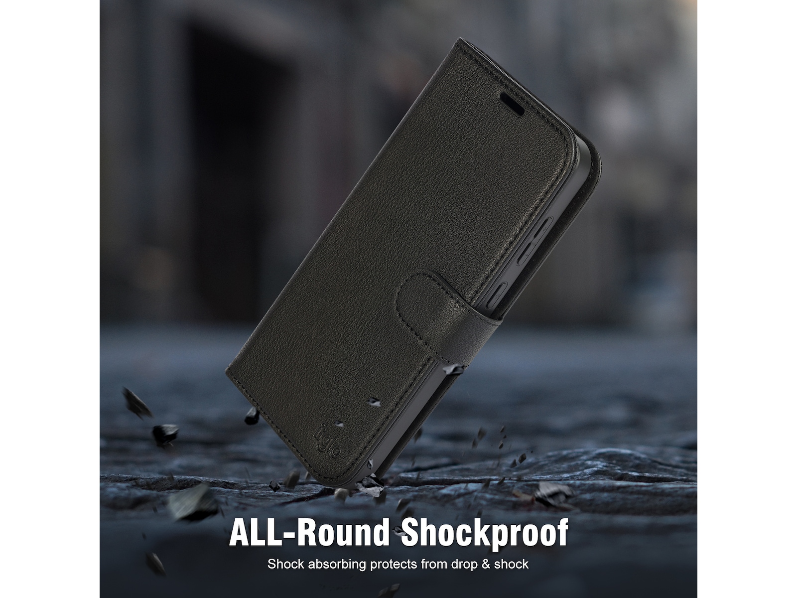 iiglo Galaxy A36 2-i-1 Wallet cover (sort) Mobilcover