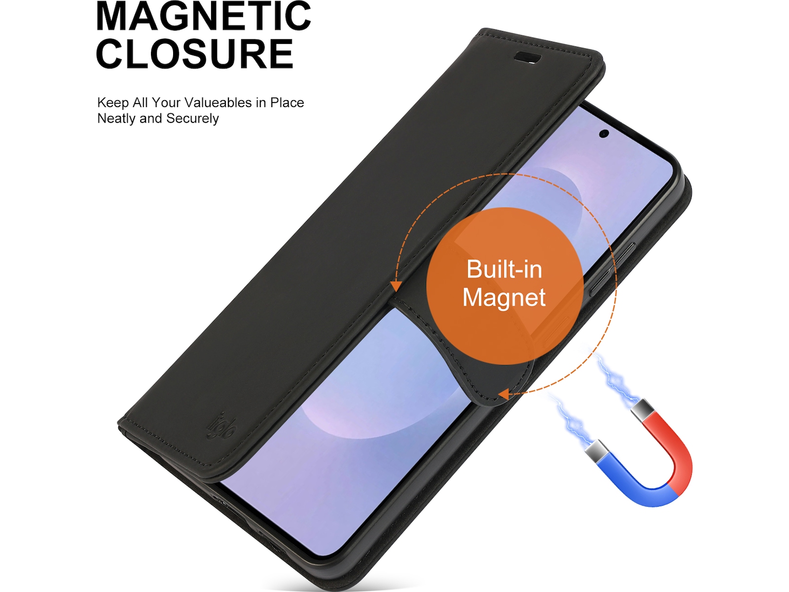 iiglo Galaxy S25 Edge Wallet cover Mobilcover